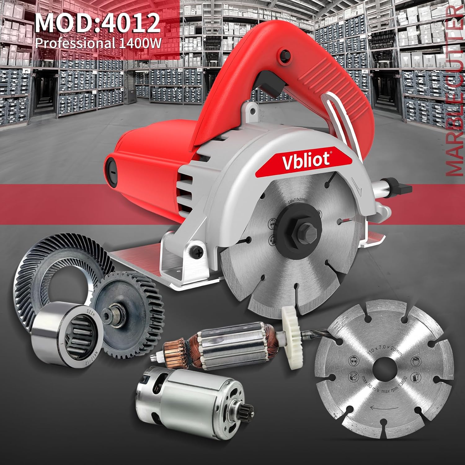 4-38-Inch Wet Tile Saw, Masonry 12 amp handheld tile saw Masonry Saw stone cutting carving machine cutting tools tile cutter machine stone grinder