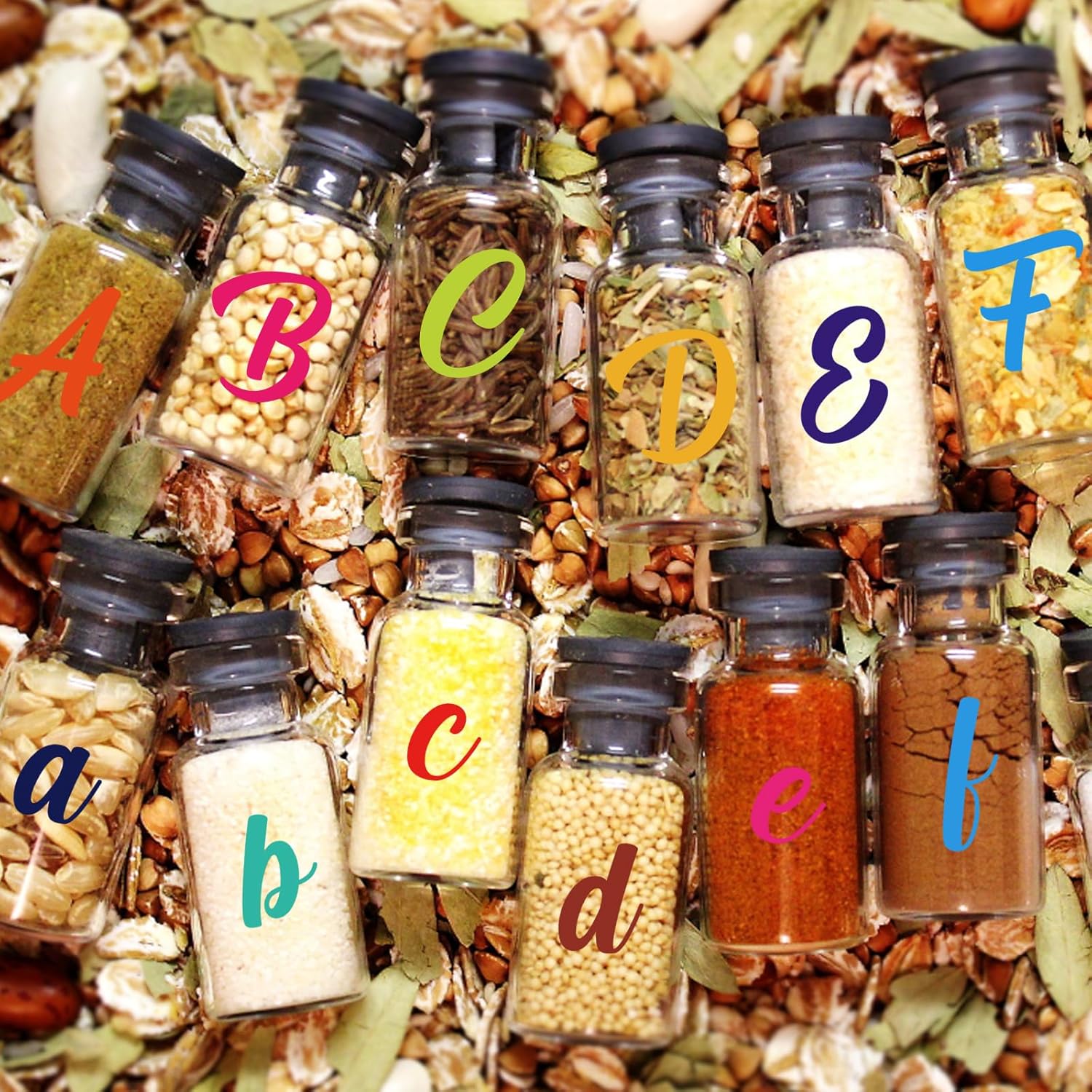 10 hojas de calcomanías de vinilo del alfabeto, calcomanías de letras mayúsculas y minúsculas, impermeables, autoadhesivas, letras para