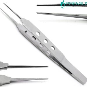 McPherson Pinzas de atar 4″ Sutura lisa oftálmica recta Premium Instruments McPherson Pinzas de atar 4″ Sutura lisa oftálmica recta Premium Instruments