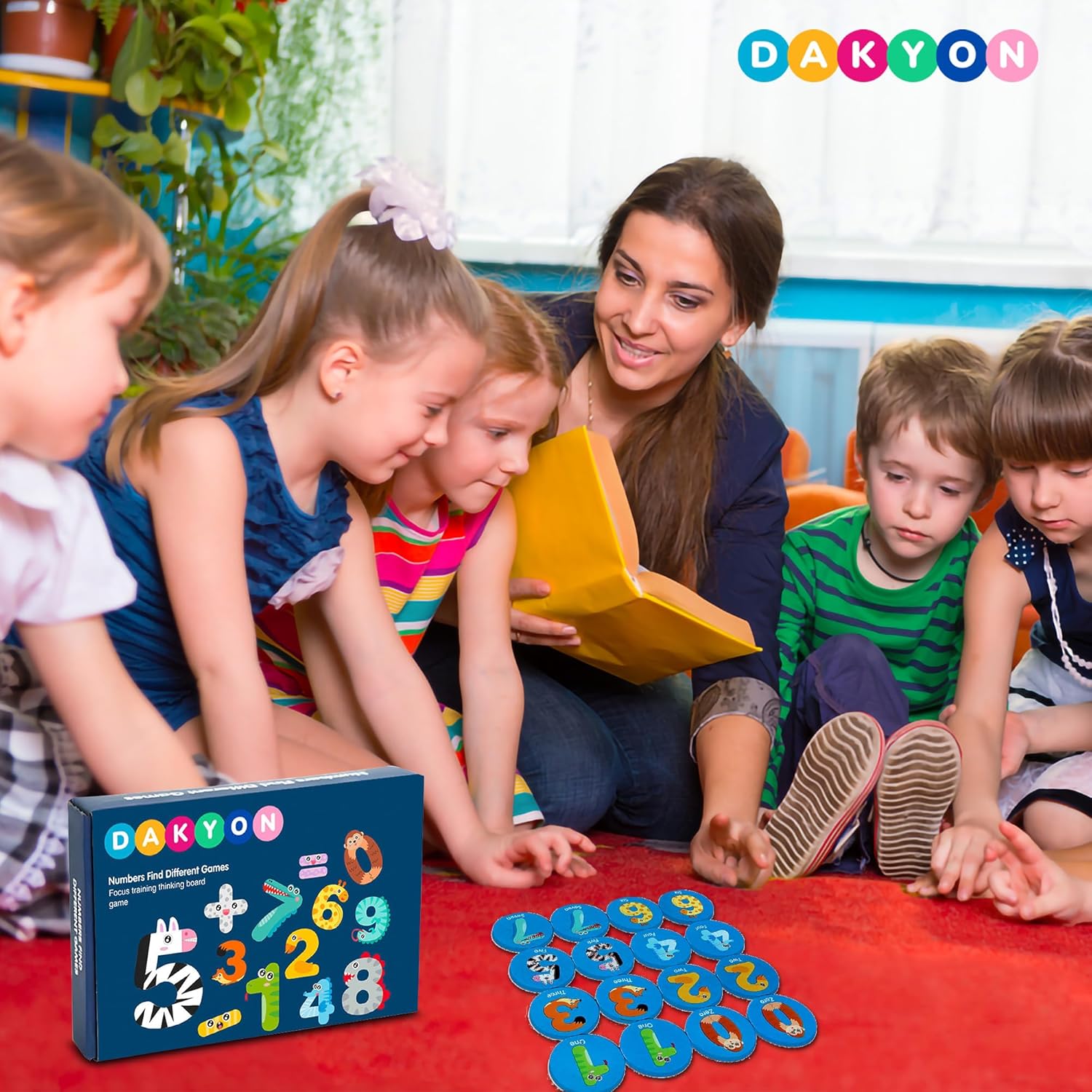 DAKYON Juego de memoria de madera Montessori para niños pequeños, regalo para niños y niñas de 3, 4, 5 años, juguetes educativos de inteligencia y