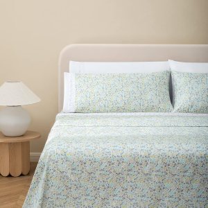 LA JOLIE MUSE Sábanas 100% algodón para cama tamaño King, 300 hilos lujosas, extra suaves, refrescantes, bolsillo profundo de hasta 15 pulgadas, 4 LA JOLIE MUSE Sábanas 100% algodón para cama tamaño King, 300 hilos lujosas, extra suaves, refrescantes, bolsillo profundo de hasta 15 pulgadas, 4