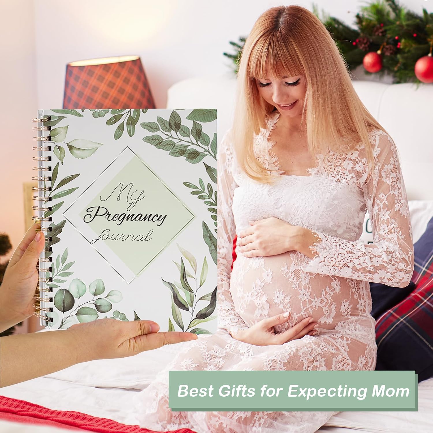 Diarios de embarazo para madres primerizas  Libro y planificador de embarazo de 118 páginas, artículos imprescindibles para el embarazo, con