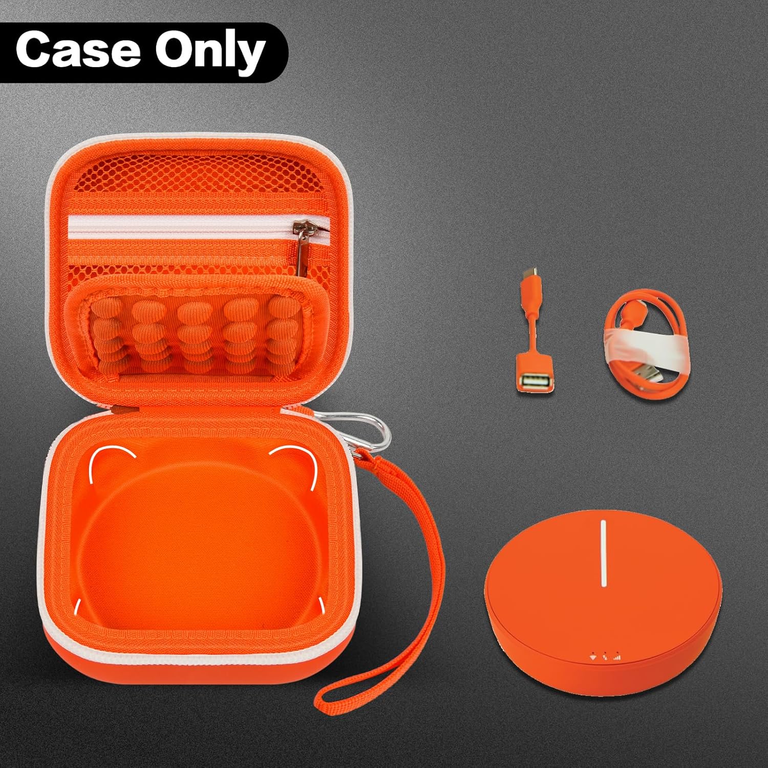 Boobowl Funda rígida compatible con SIMOSkyroam Solis Lite 4G LTE portátil WiFi Hotspot móvil, bolsa de almacenamiento de enrutador de viaje con