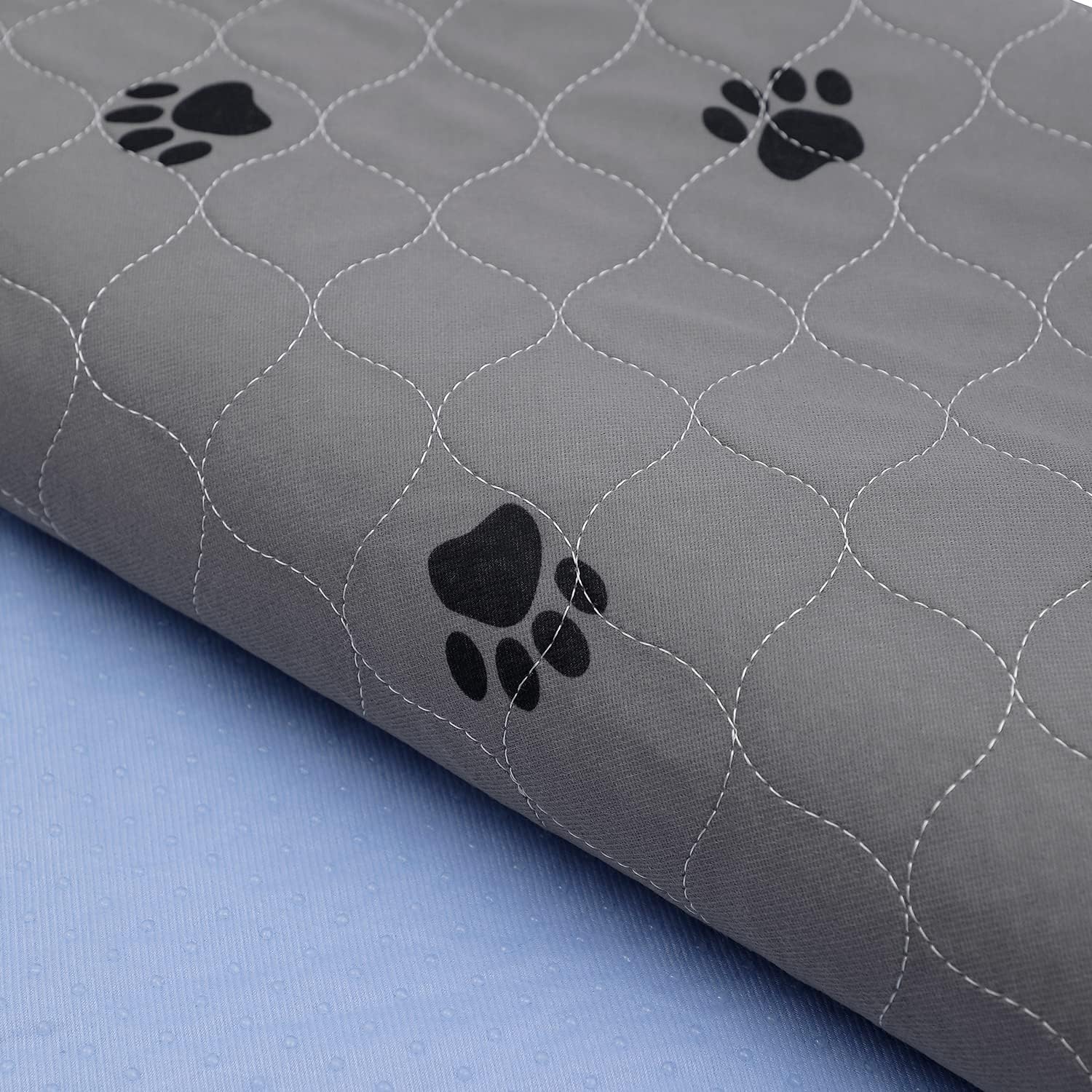 Almohadillas lavables para orina para perros + guantes de aseo gratuitos para cachorros, acolchados, de absorción rápida, lavable a máquina,