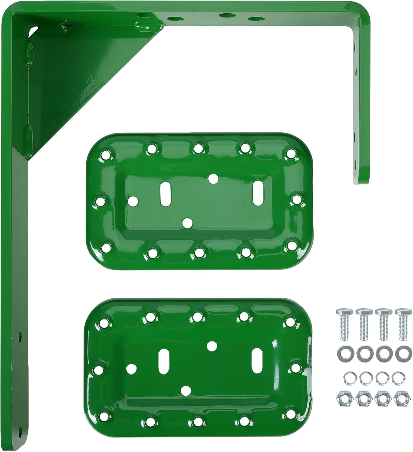 ECOTRIC Paso y soporte para tractor compatible con John Deere A B G 50 60 70 520 620 630 730 720 530 2510 2010 3020 4010 4020 (soporte A5234R, paso