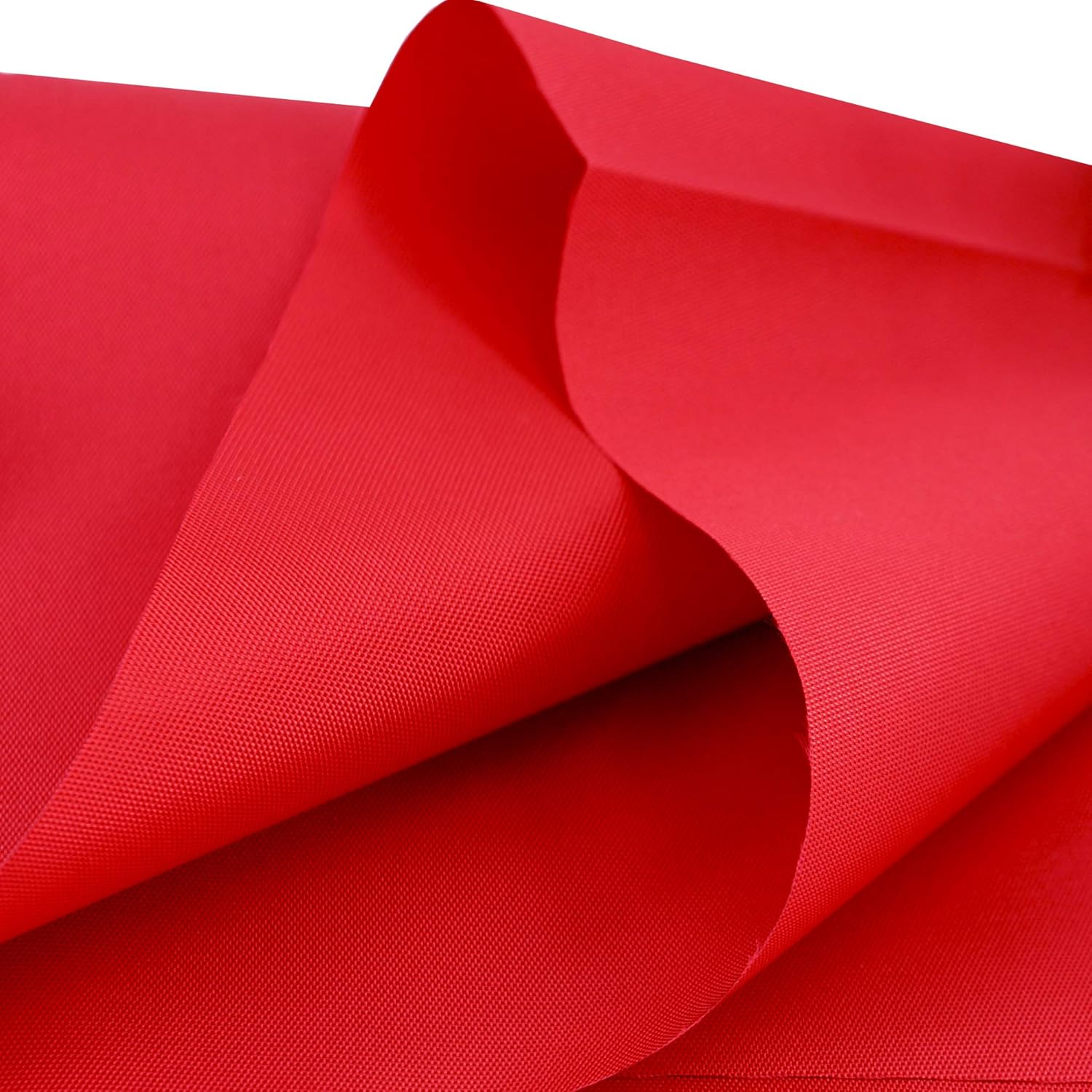 Tela impermeable de lona de 6 onzas y 58 pulgadas de ancho por yarda (rojo, 1 yarda)