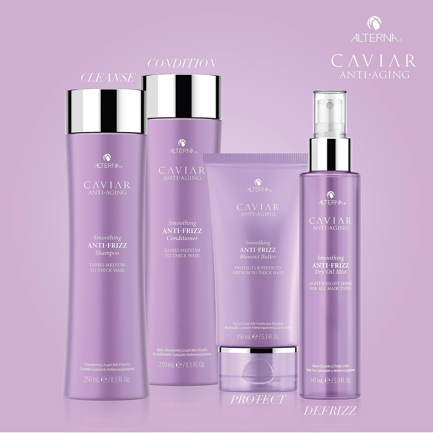 Alterna Caviar Champú Anti-Envejecimiento Anti-Frizz Champú Unisex 33.8 onzas líquidas
