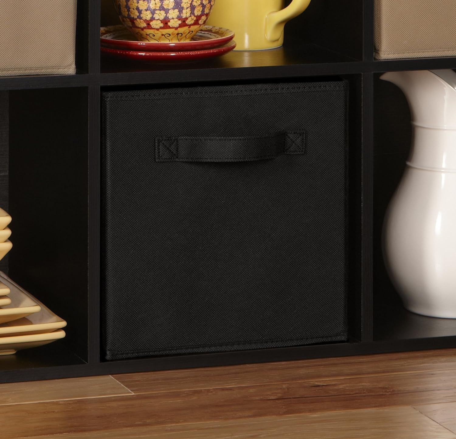 Cajón de tela cúbico ClosetMaid 11469, morado, empaque de 2