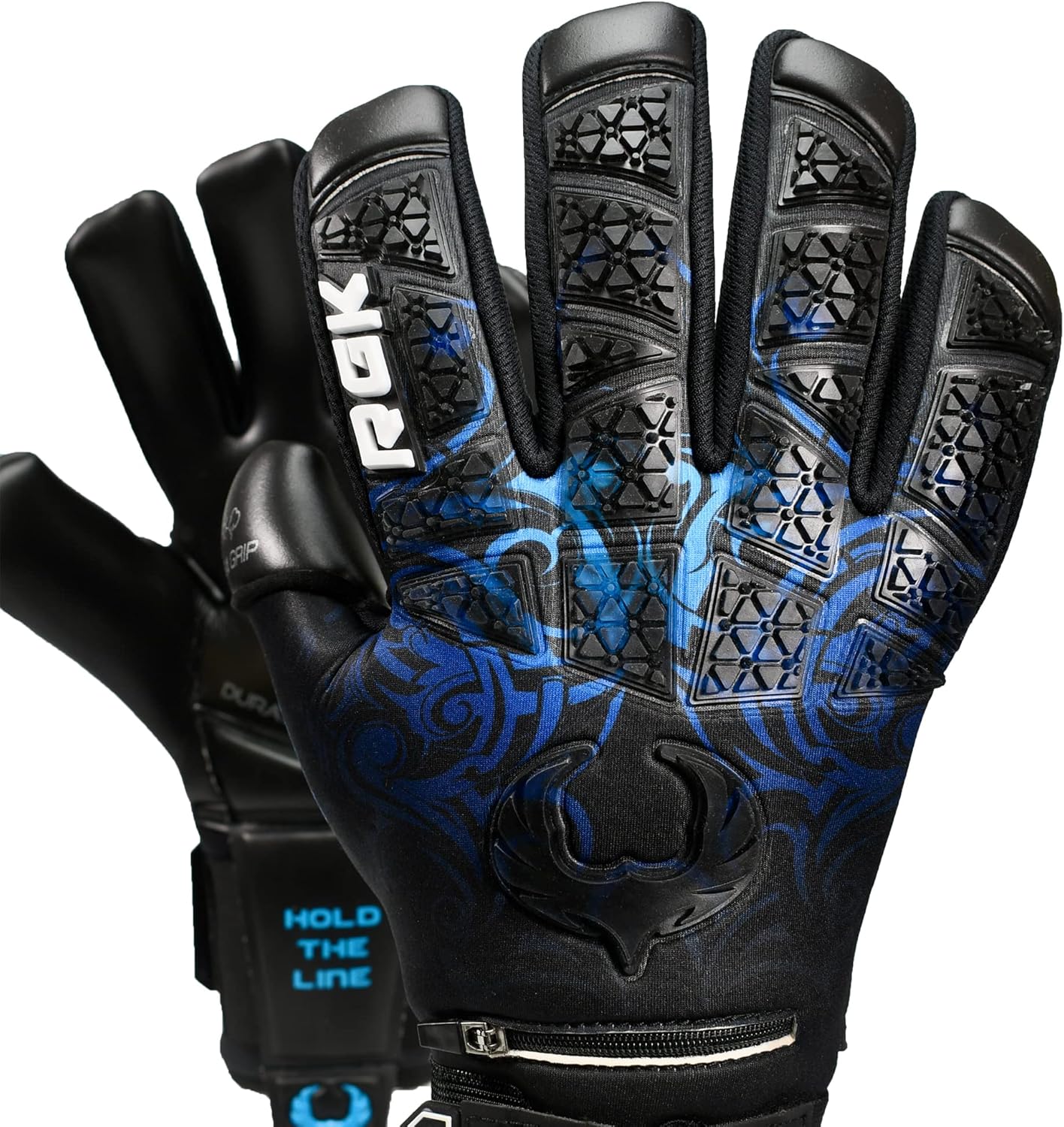Renegade GK Limited Edition Rogue – Guantes de portero de fútbol con microprotección (tallas 6-11, nivel 4+) Pro-Tek Fingersaves y agarre Giga de