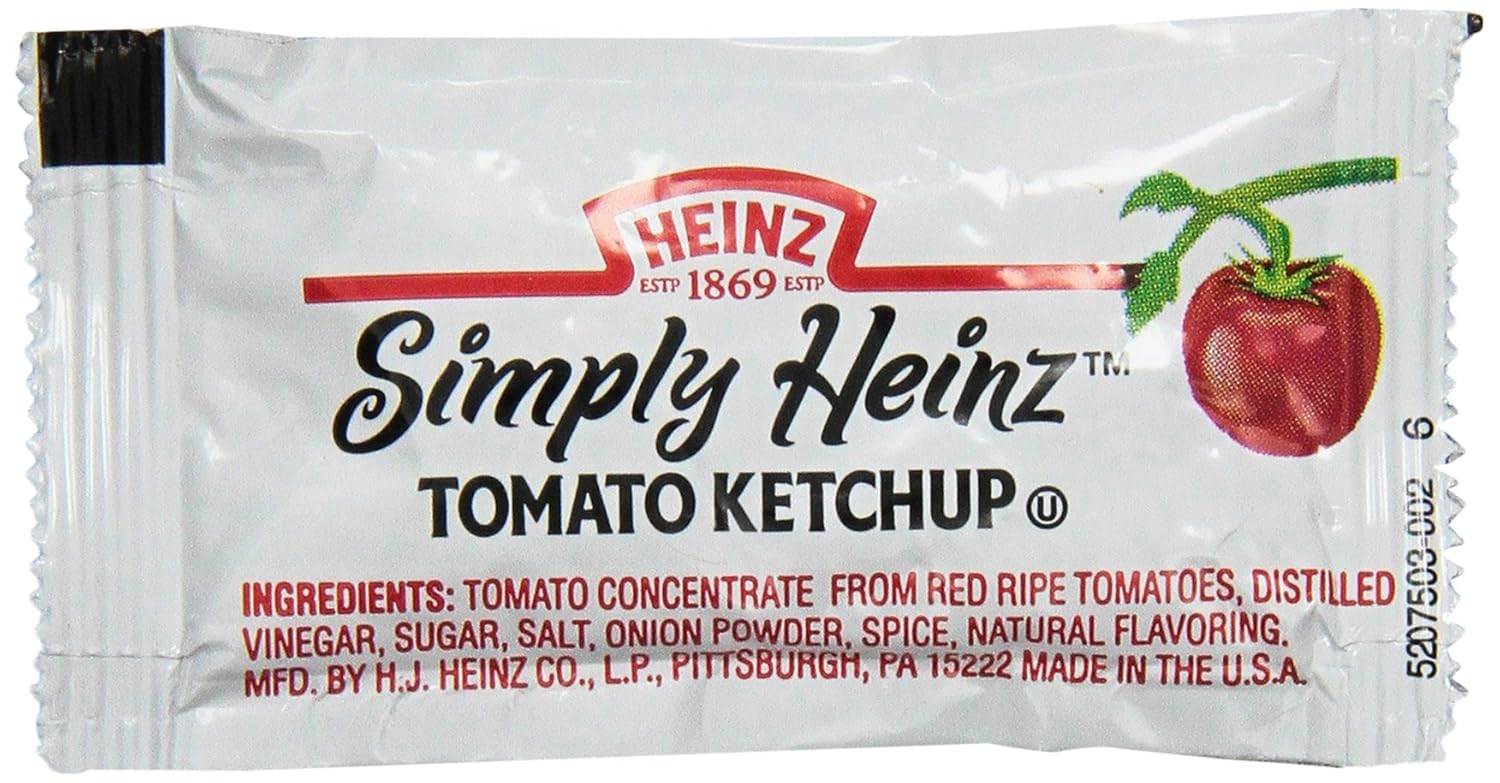 Heinz Ketchup de tomate, 1000 unidades