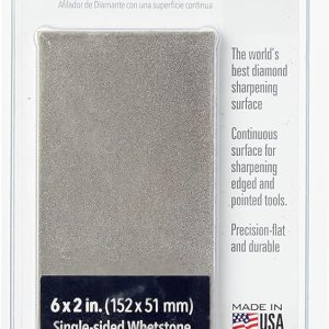 Tecnología de mecanizado de diamante (DMT), piedra de banco afilada de diamante de 6 pulgadas de diámetro, afilador de grano grueso (D6C) Tecnología de mecanizado de diamante (DMT), piedra de banco afilada de diamante de 6 pulgadas de diámetro, afilador de grano grueso (D6C)