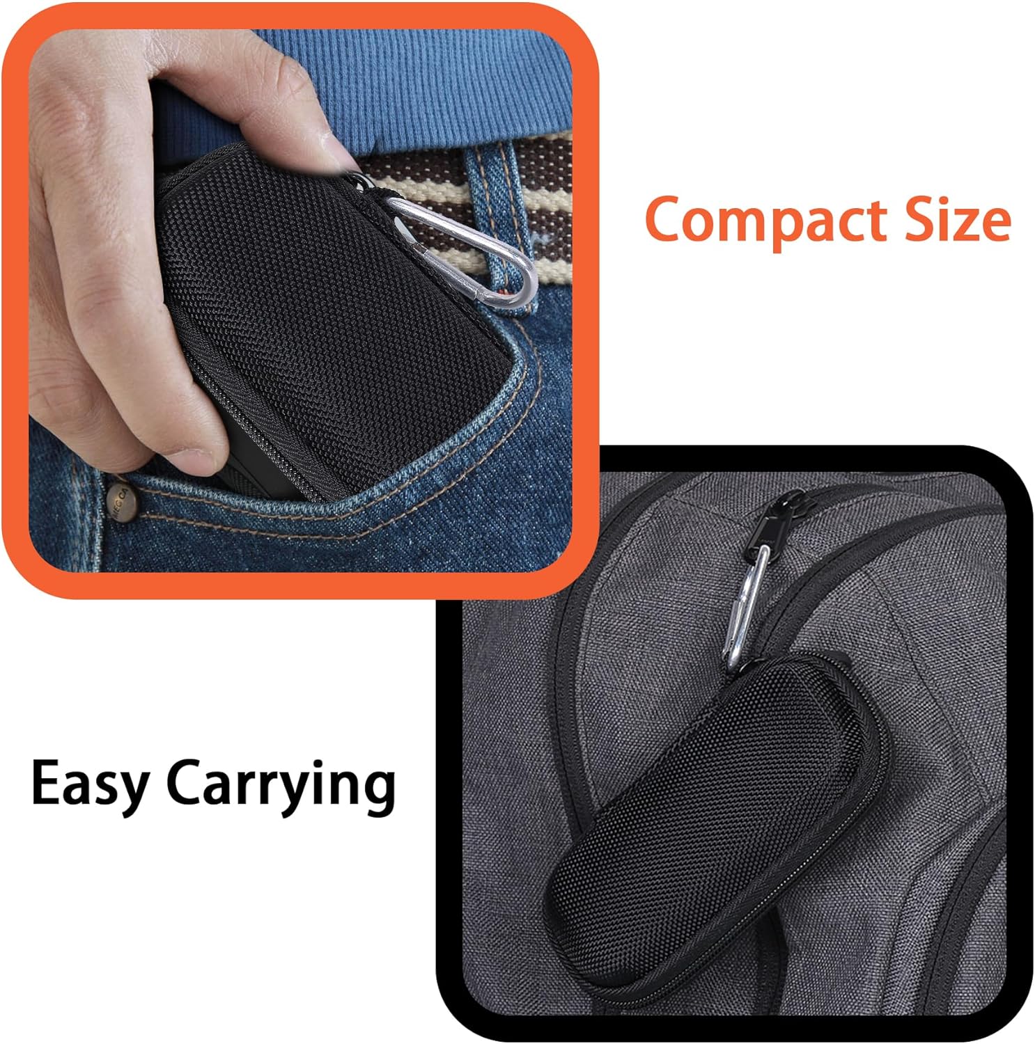 Estuche rígido de repuesto para AliveCor Kardia Mobile ECG Monitor Device 61LSHANREN Monitores de frecuencia cardíaca con organizador de píldoras