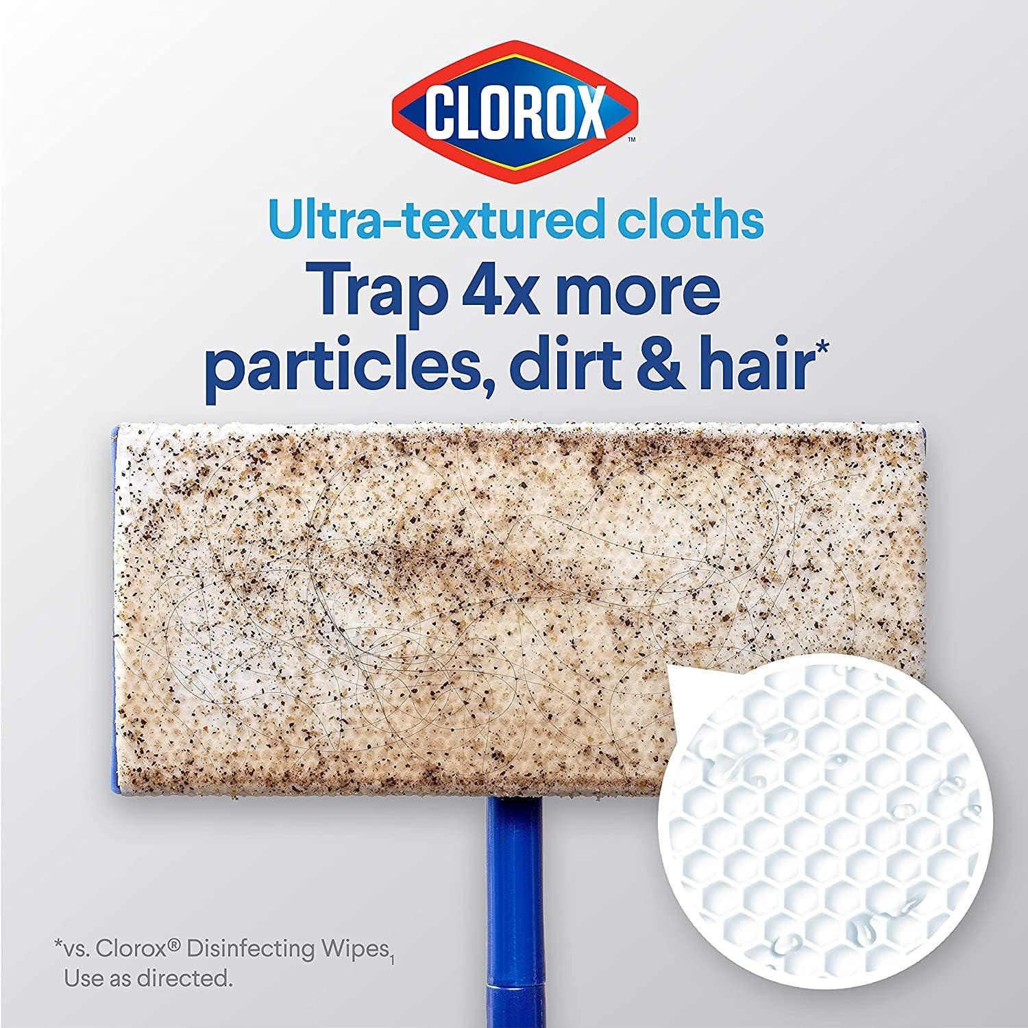Clorox Paquete de limpieza desinfectante con aroma a limón y flor de naranja (1 botella de spray y 1 recarga, 16 onzas líquidas cada uno) paños de