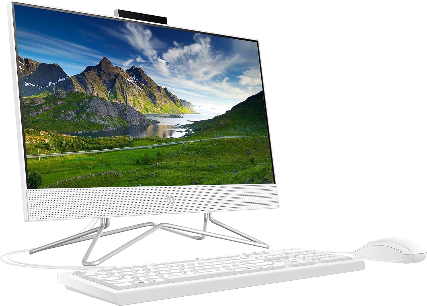 HP Escritorio todo en uno 2022, pantalla FHD de 21.5 pulgadas, procesador Intel Celeron J4025, 16 GB de RAM, 1 TB PCIe SSD, cámara web, HDMI, RJ-45,