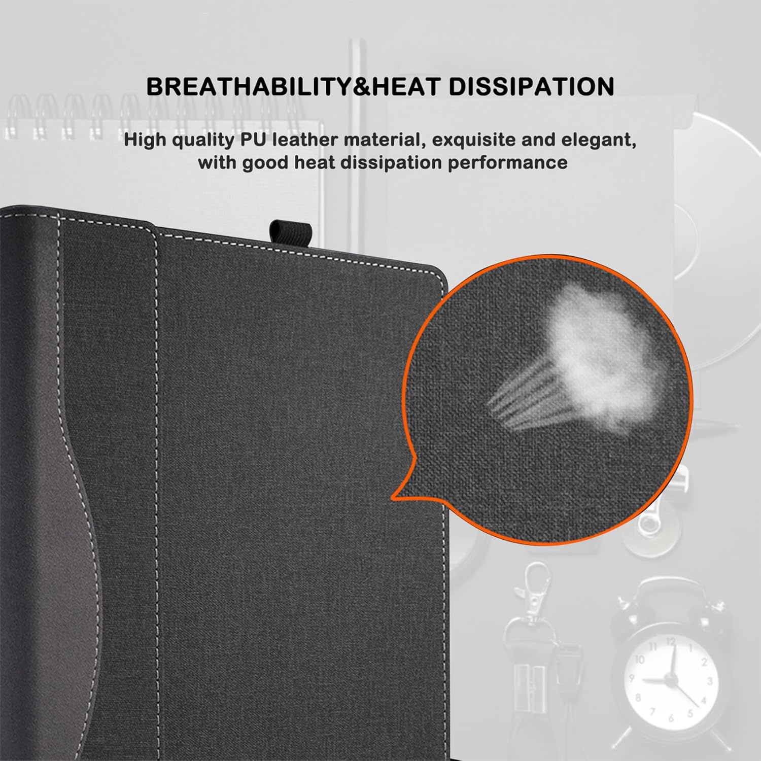 Funda protectora para laptop Lenovo Flex 7 14IAU7 14IRU8 y Lenovo Slim 7 14IAP7 14IRP8 de 14 pulgadas, piel sintética, funda protectora para
