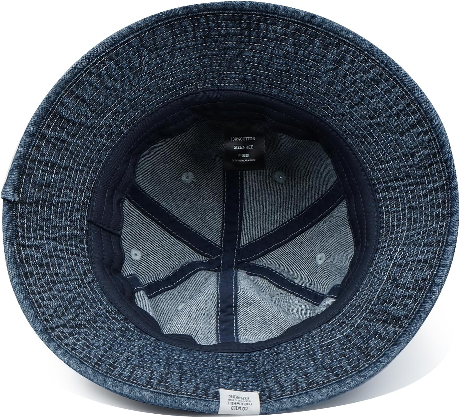 Clakllie Sombreros de pescador de mezclilla lavados, plegable, para exteriores, para viajes, retro, suave, safari, boonie, pesca, caza, gorras