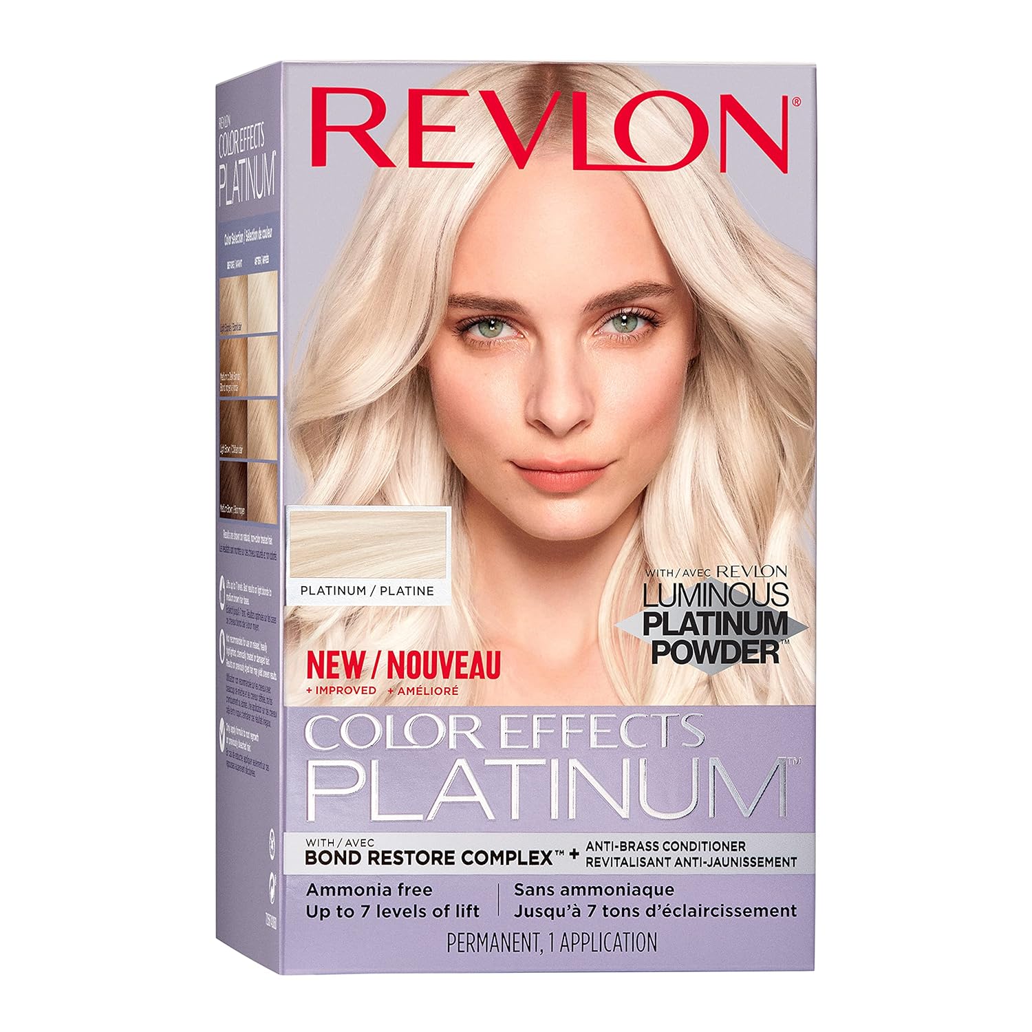 Revlon Color Effects – Kit de resaltado permanente, sin amoníaco ni parabenos, 60 platino, 8 onzas (paquete de 1)