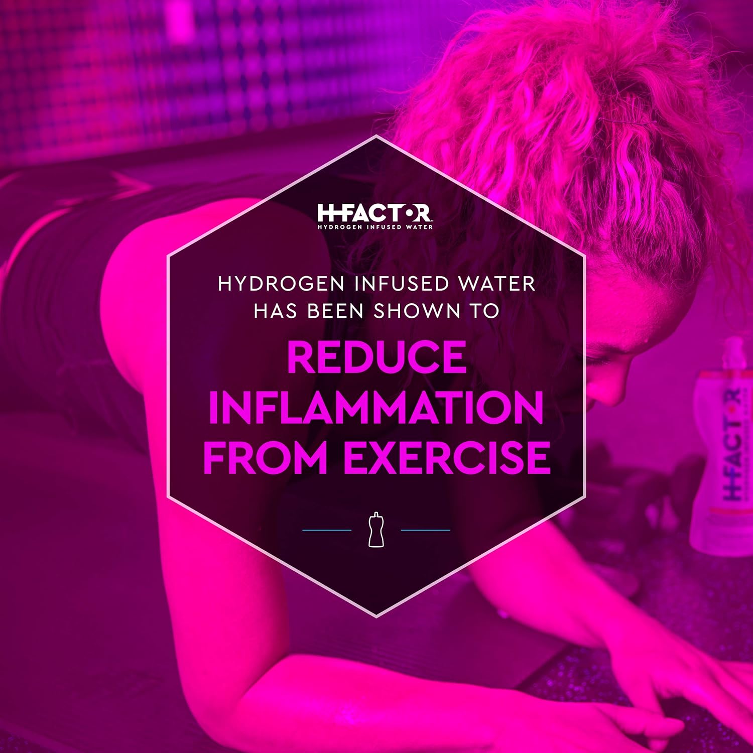 H Factor – Agua con infusión de hidrógeno, 12 unidades