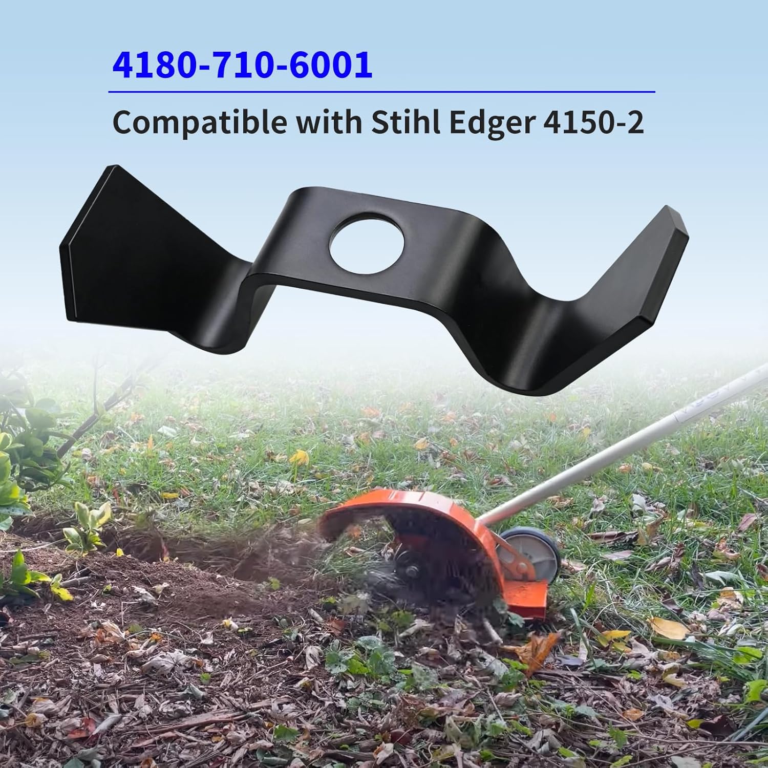 Vanshly, Cuchilla de bordeadora de cama 4180 710 6001 compatible con Stihl Edger 4150-2