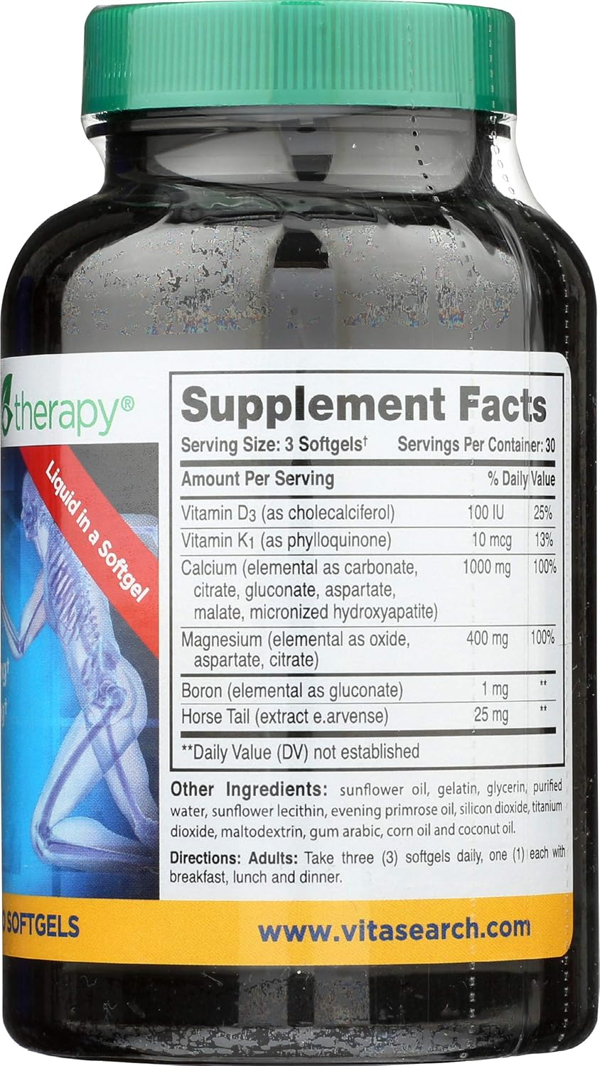 Phyto-Therapy Calcio líquido, 1000 mg, 90 unidades