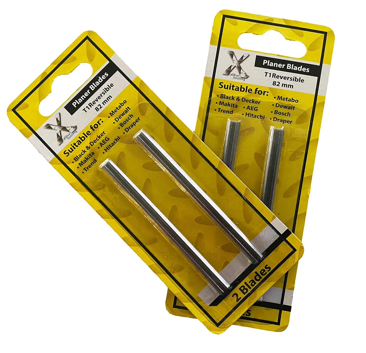 Cuchillas cepilladoras HSS de 3-14 pulgadas y 3.228 in – Compatible con Bosch PA1202 y Powertec 128300 (paquete de 4)