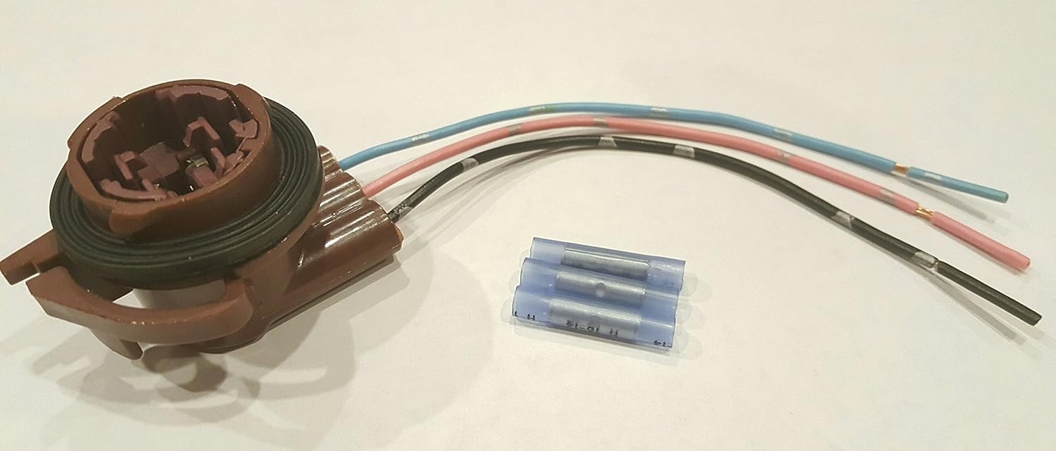 (juego de dos) Kit de reparación de enchufe de luz de coleta, reemplaza a GM 15306147, ACDelco LS92, Dorman 645-626, LEDestándar, 31574157