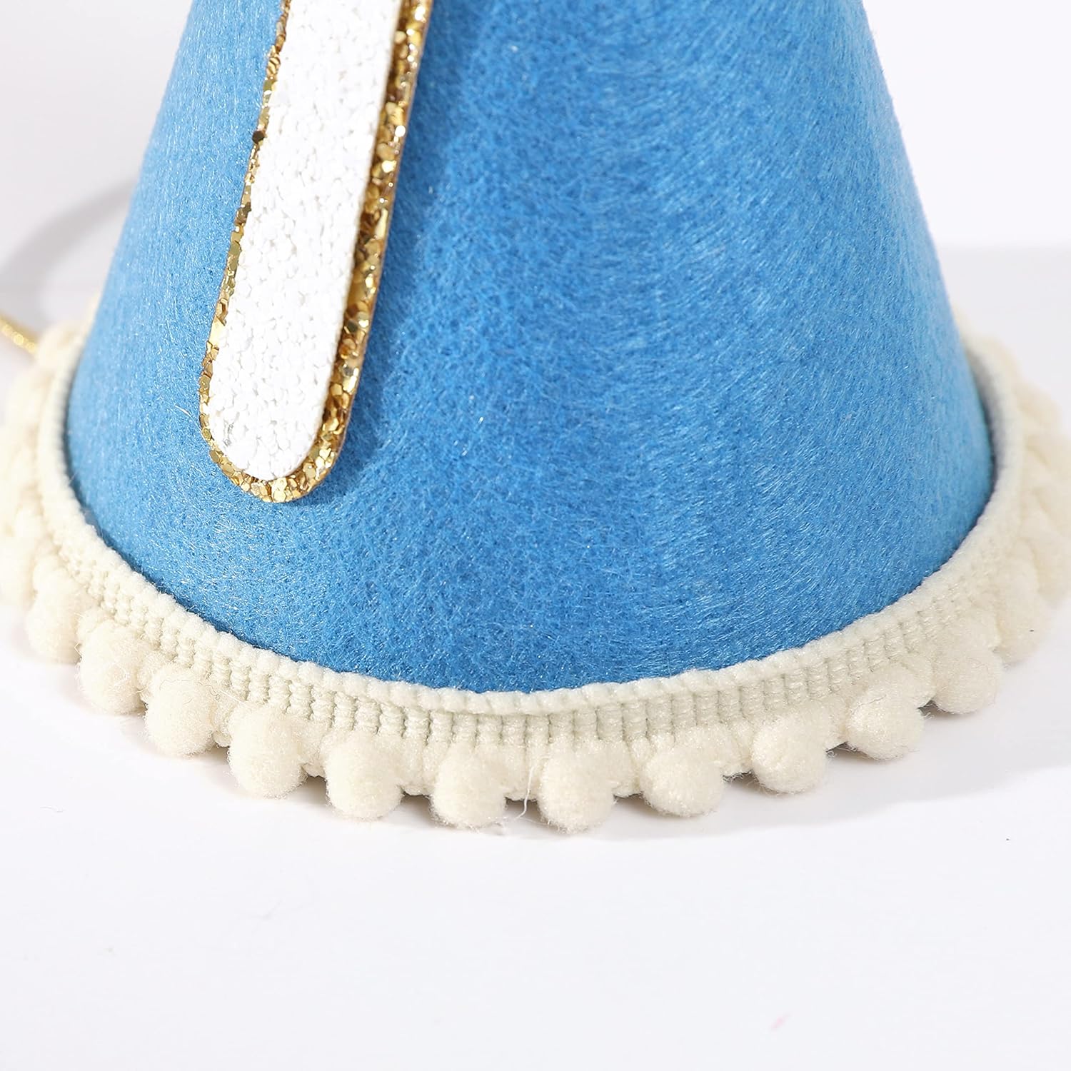WAOUH Sombrero de cono de primer cumpleaños, decoración de fiesta de primer cumpleaños para baby show,sombrero de fieltro de lana para primer