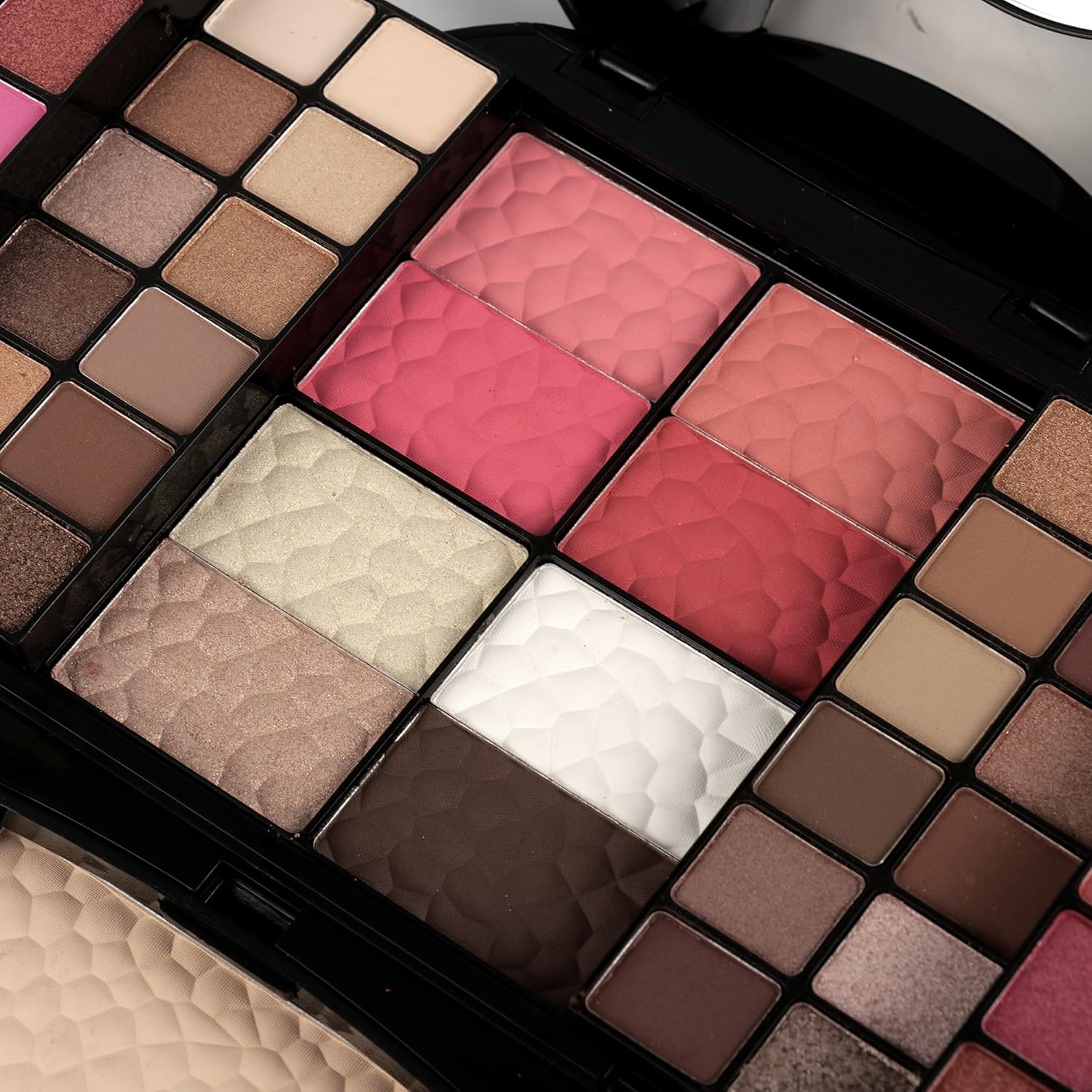 Kit de maquillaje cosmético de 64 colores para adolescentes, kits de maquillaje para niñas, paleta de maquillaje, sombra de ojos, espejo de