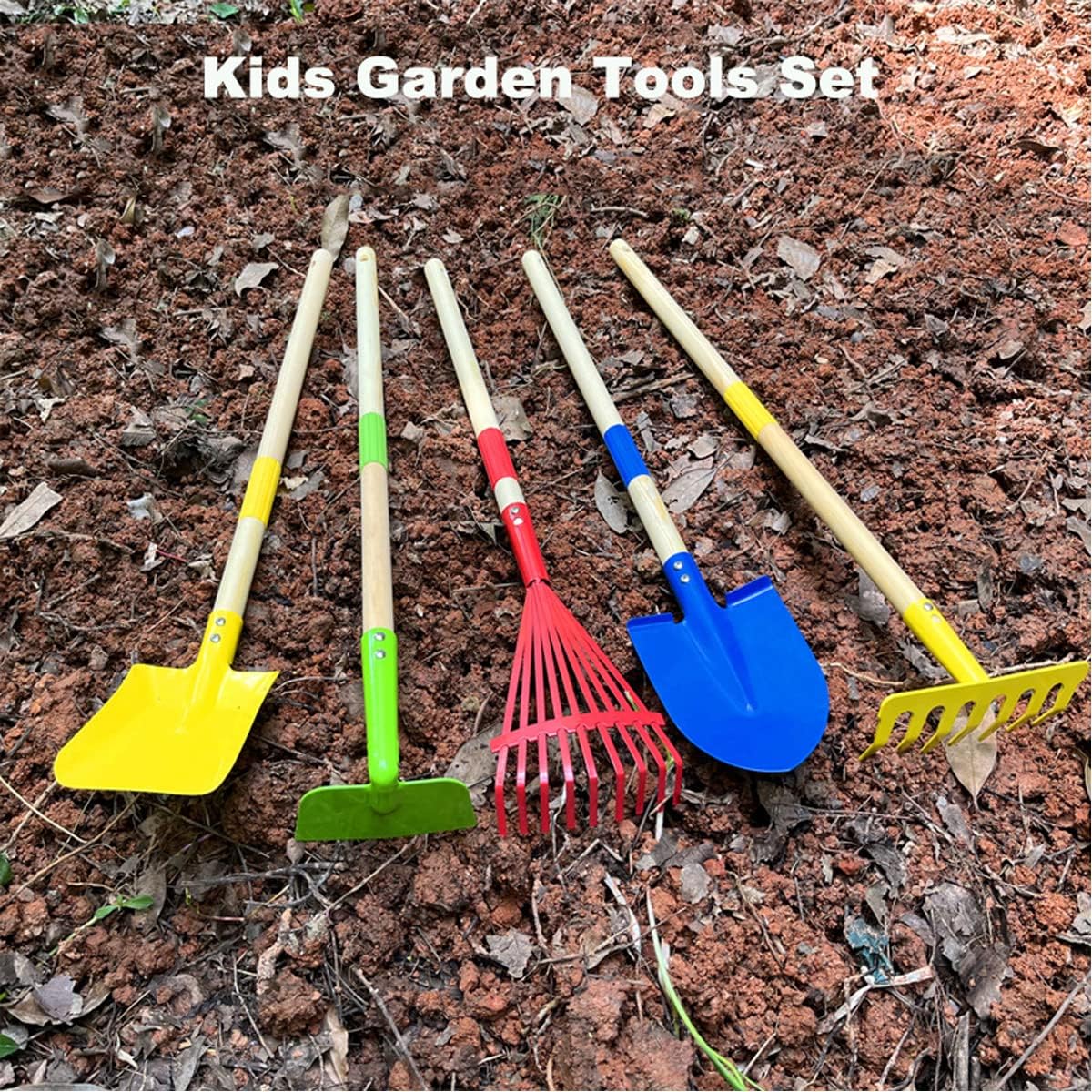 Xifando Mini herramientas de jardín – Herramientas de mano para jardinería y cuidado del césped para niñosJuego de herramientas de patio pequeño y