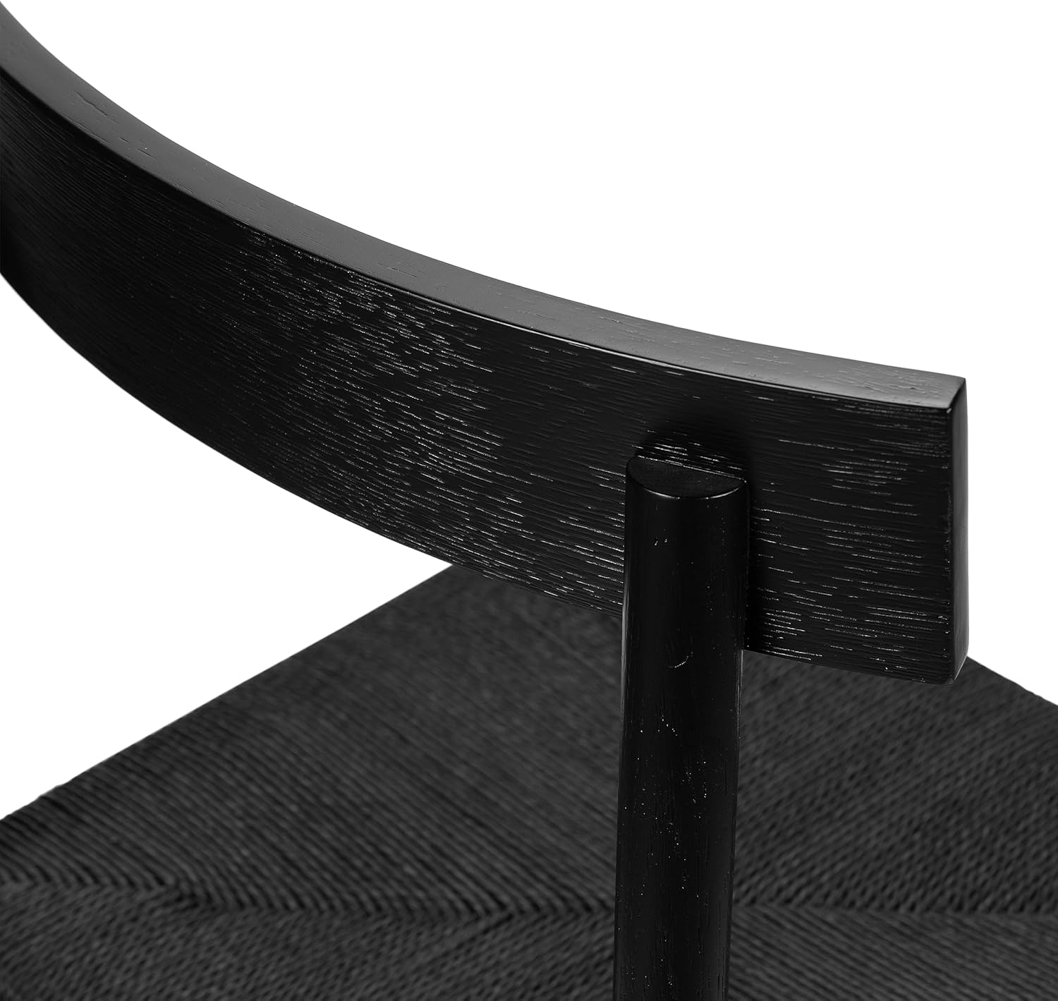POLY & BARK Hamm Silla de comedor, color negro