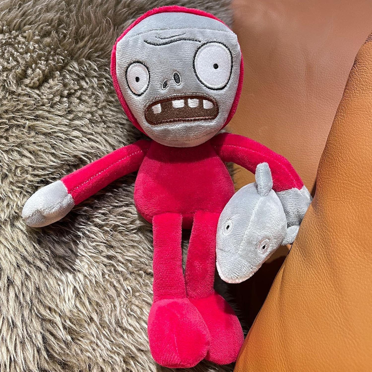 Dyharnsty Plants vs Zombies – Juguetes de peluche Dolphin Rider Zombi figura suave, juguetes de plantas contra zombies, juguetes de PVZ Plush Fish