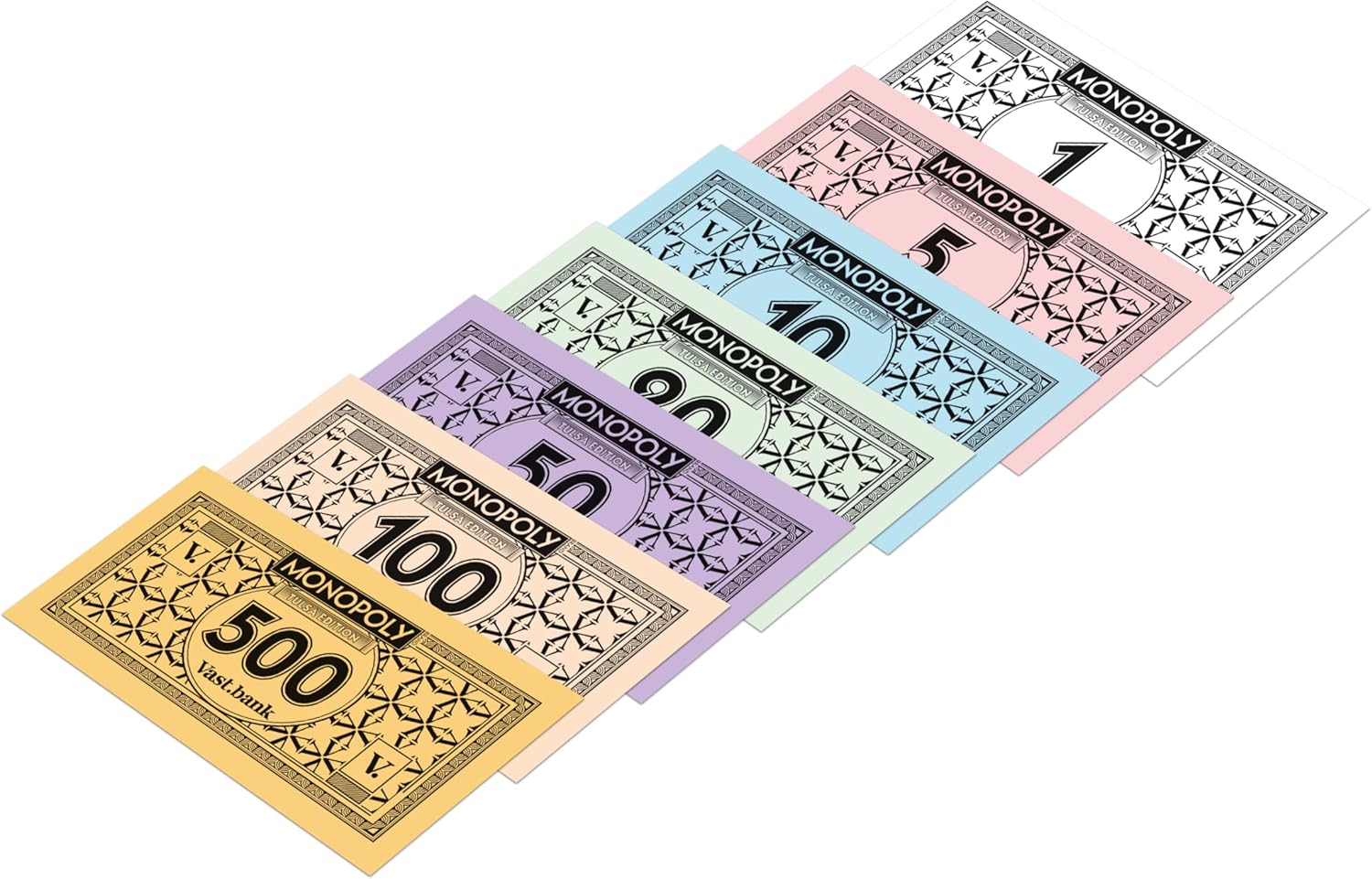MONOPOLY Juego de mesa – Edición Tulsa 2-6 jugadores Juegos de mesa familiares para niños y adultos, juegos de mesa para niños de 8 años en