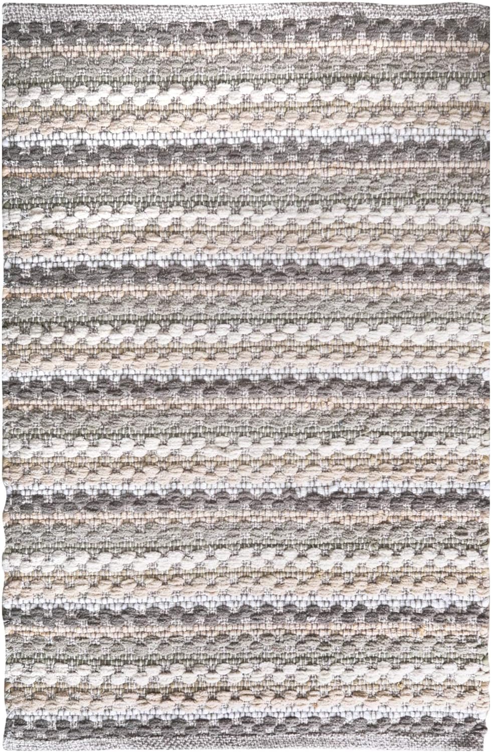 Alfombra de baño de felpilla de 24 x 36 pulgadas, 100% algodón, suave, absorbente y lavable a máquina, combo de lino
