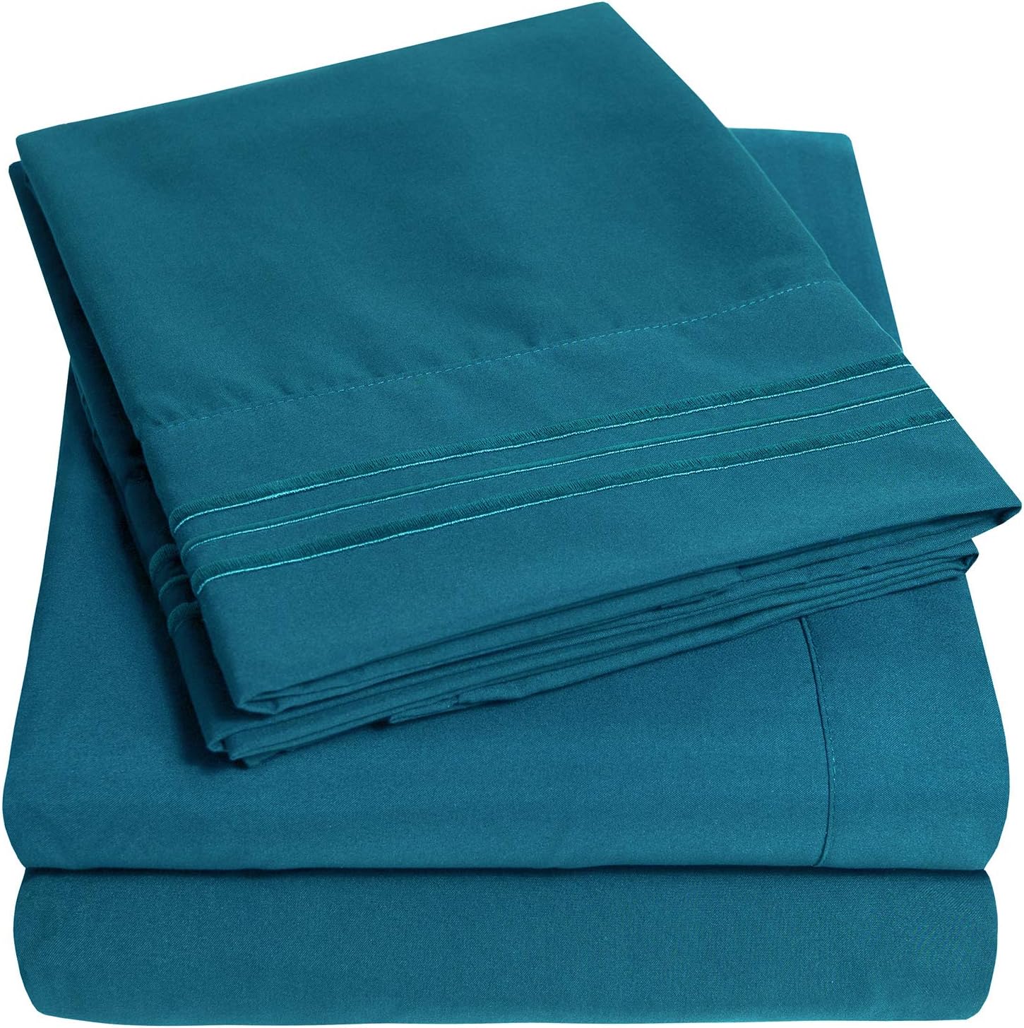 1500 Supreme Collection – Juego de sábanas, juego de sábanas de alta calidad con tela de sensación de durazno, de lujo, desde 2012, ropa de cama