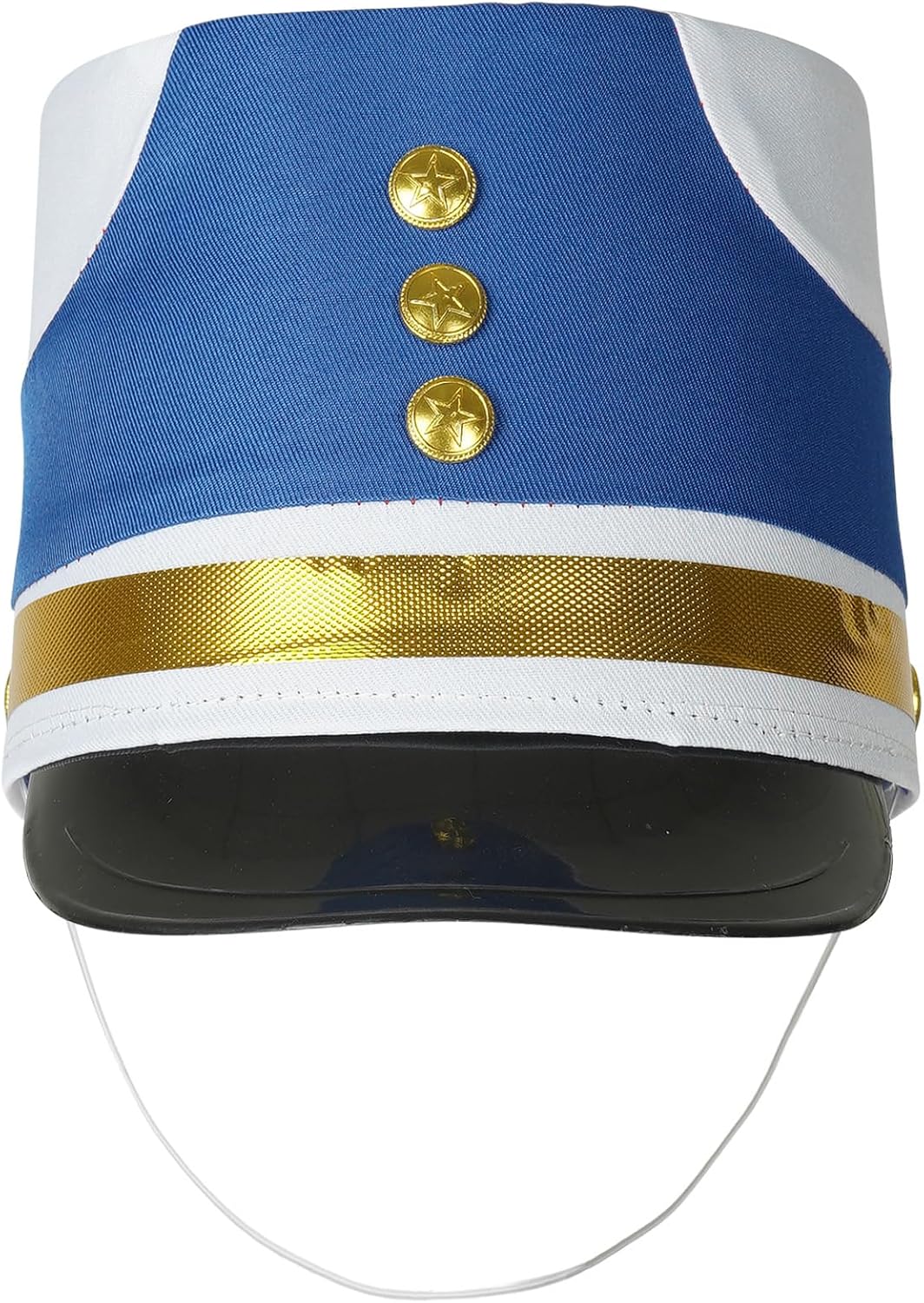 Sombrero Majorette para niños, sombrero de soldado de juguete, sombrero de banda de tambor, sombreros de batería para niño y niña, sombrero de