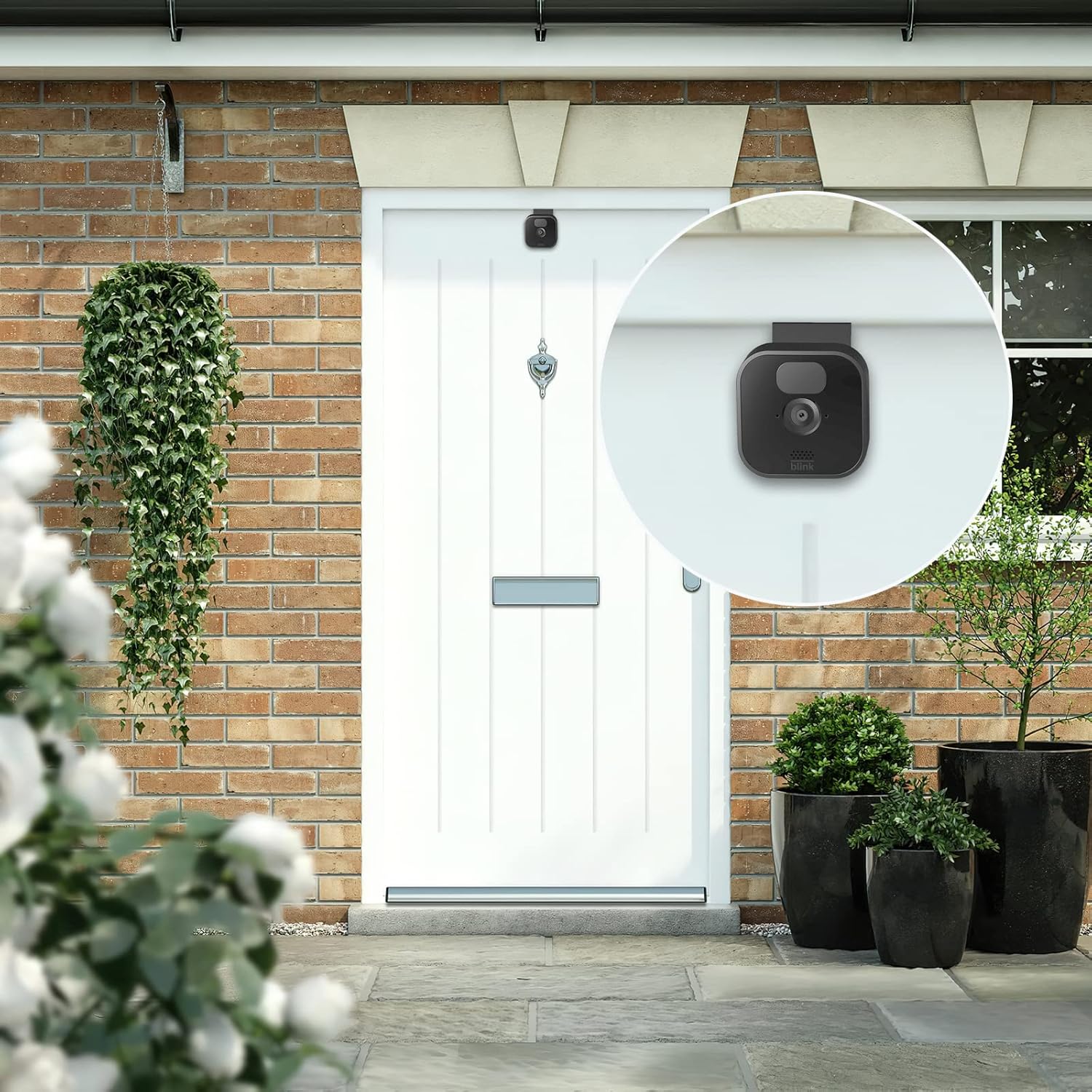 Soporte de puertacanalón para cámara Blink interiorexterior (43 generación) y cámara Blink XT2XT, accesorios de montaje de cámara de seguridad Blink