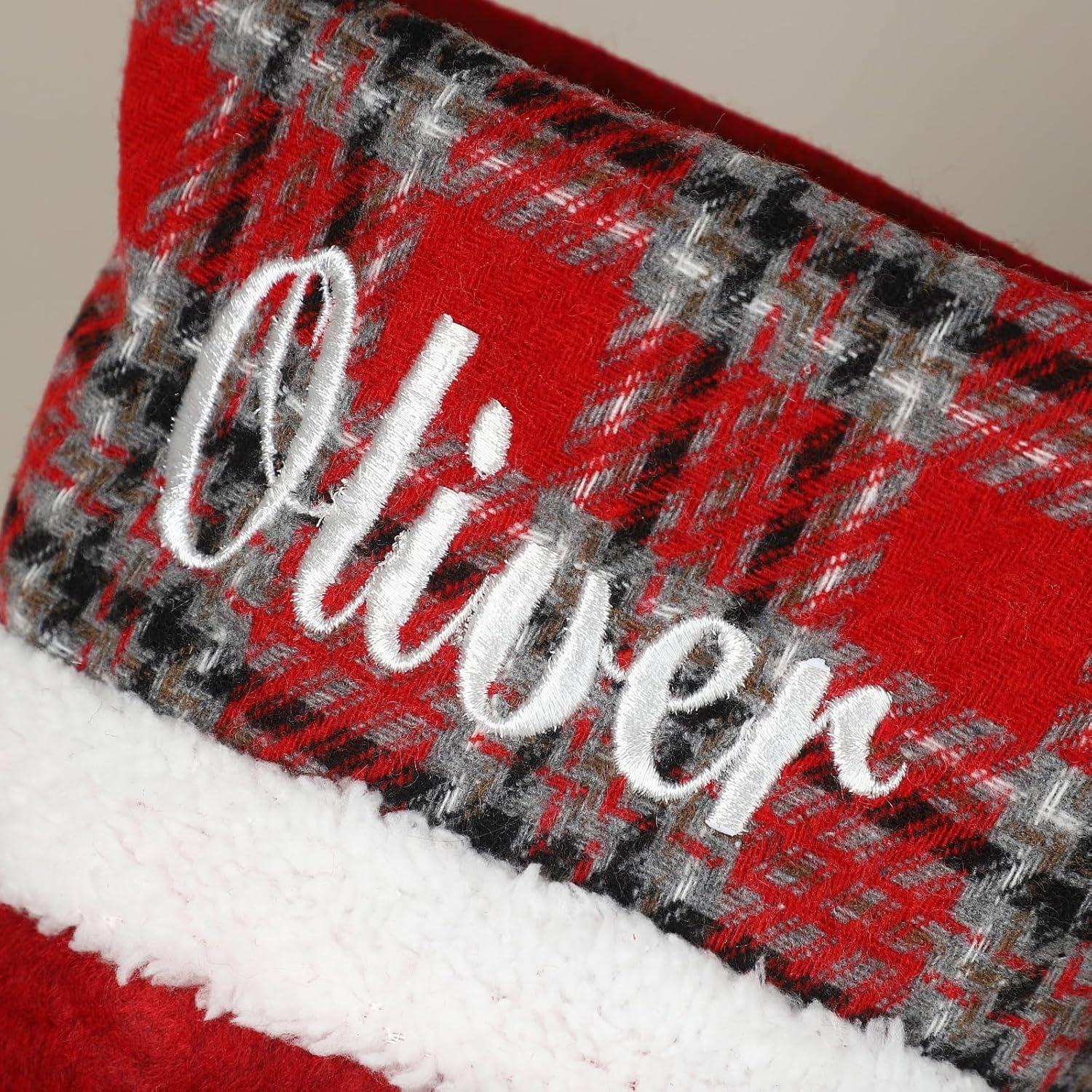 Calcetines de Navidad personalizados, decoración de Navidad 2023, medias de Navidad personalizadas con nombre bordado para la familia, medias