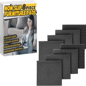 Almohadillas antideslizantes de goma reutilizables para muebles (juego de 8) que protegen los suelos de arañazos o dañossofá, silla, pies y cama Almohadillas antideslizantes de goma reutilizables para muebles (juego de 8) que protegen los suelos de arañazos o dañossofá, silla, pies y cama