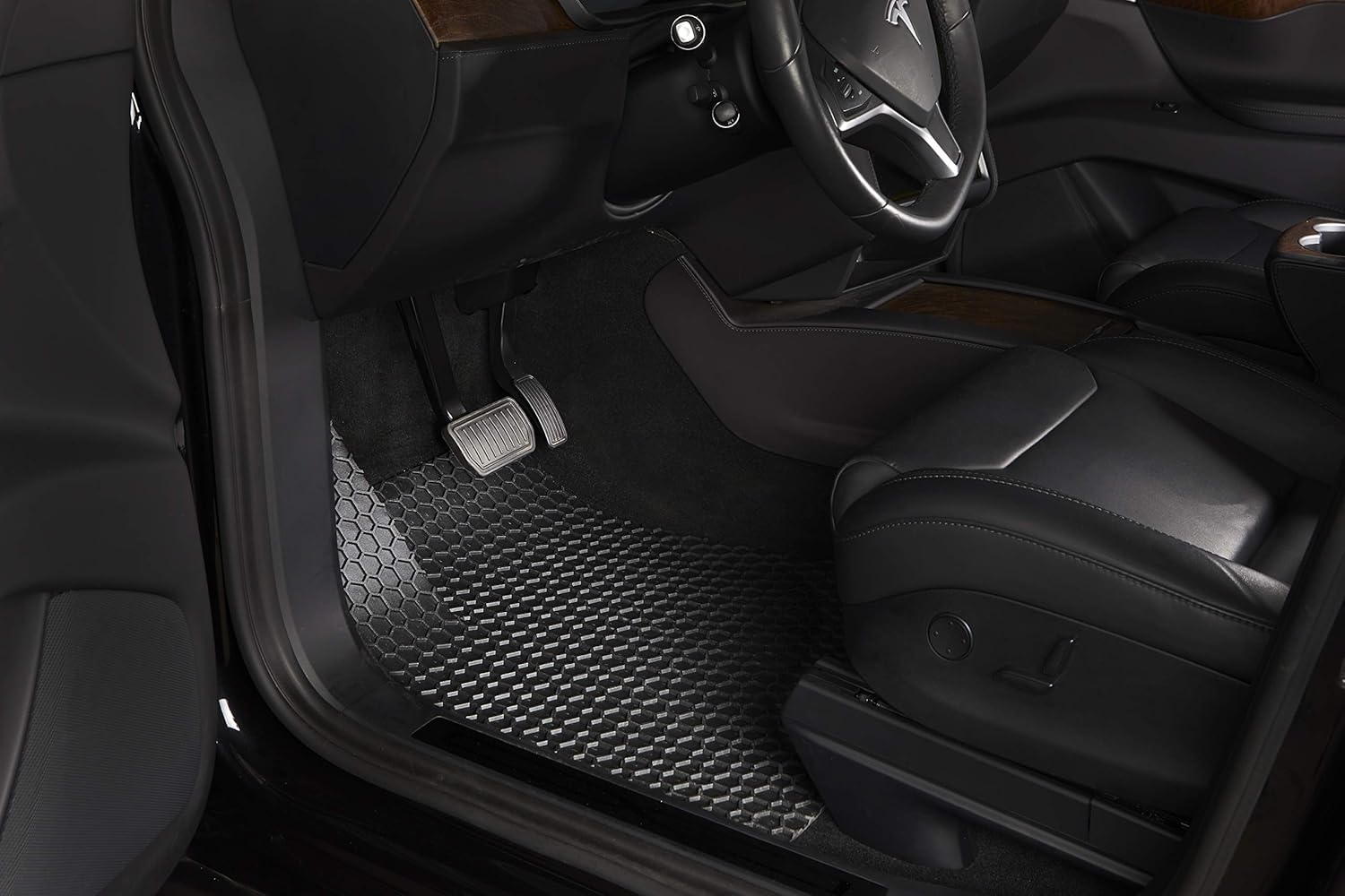 TOUGHPRO Juego de accesorios de alfombrillas (fila delantera+2da fila) compatibles con Volkswagen Beetle todo tipo de clima, goma negra resistente