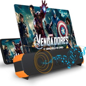 Lupa de pantalla de 18 pulgadas para teléfono inteligente  Pantalla de proyector de lupa 3D para teléfono móvil para pelÃculas, videos y juegos Lupa de pantalla de 18 pulgadas para teléfono inteligente  Pantalla de proyector de lupa 3D para teléfono móvil para pelÃculas, videos y juegos