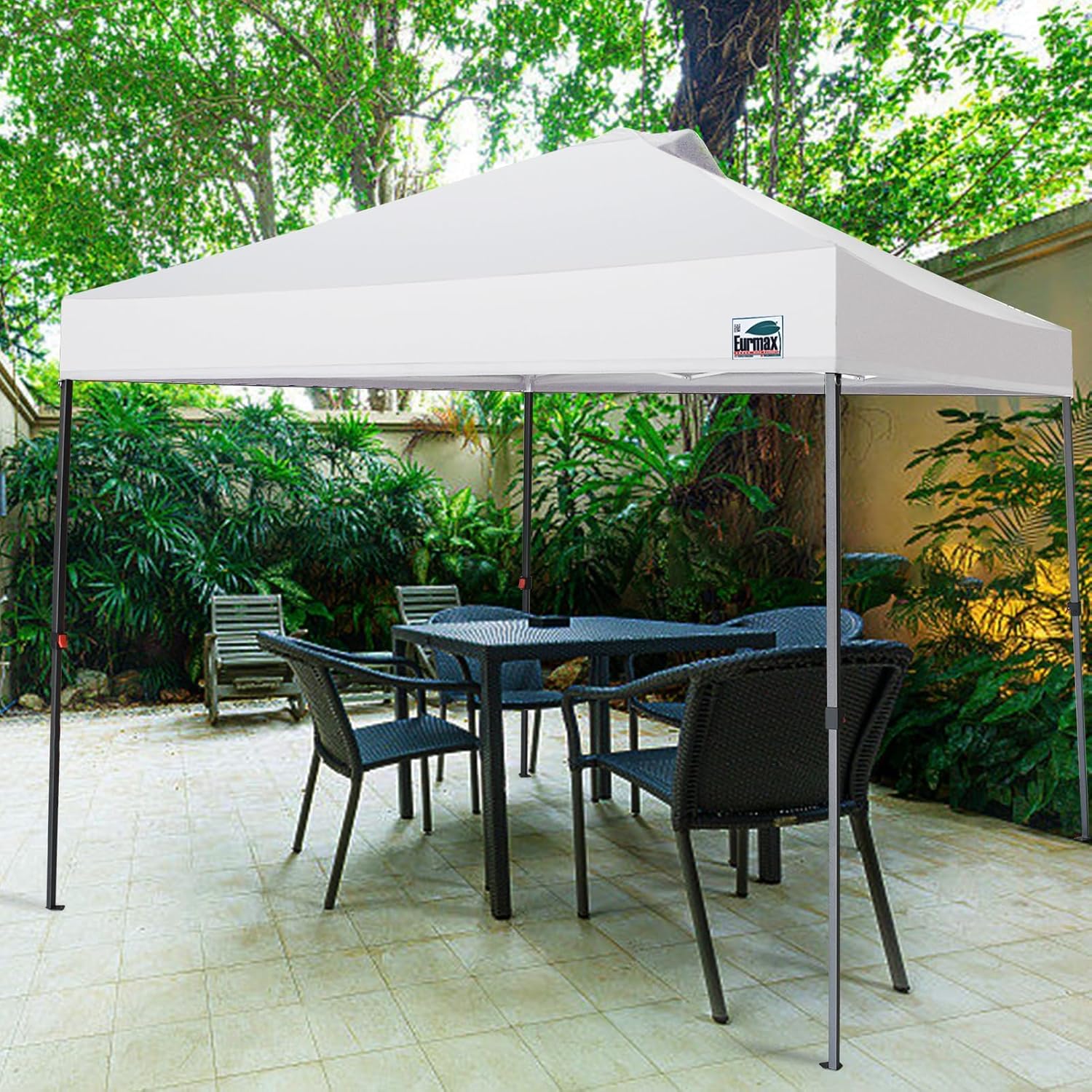 Eurmax Smart – Toldo desplegable de 10 x 10 pies para festivales al aire libre, portón trasero, eventos, tienda de artesanías toldo instantáneo con