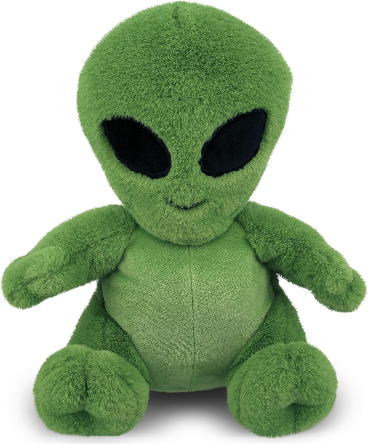 DolliBu Peluche alienígena de peluche, alienígena verde suave, abrazable, adorable juguete de peluche de criatura espacial, lindos regalos extraños,