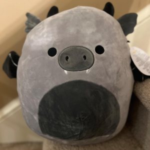 Squishmallow Kellytoy oficial – Animal de peluche suave y blando de Halloween (Prital la gárgola), 12 pulgadas Squishmallow Kellytoy oficial – Animal de peluche suave y blando de Halloween (Prital la gárgola), 12 pulgadas