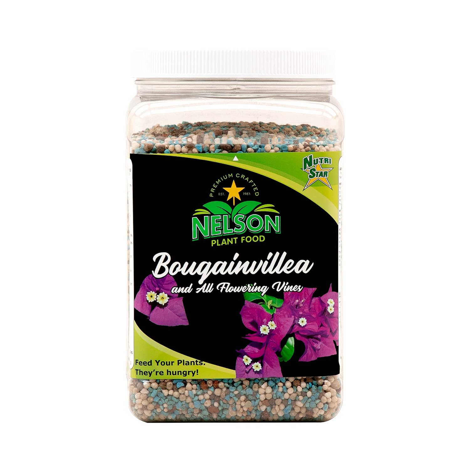 Nelson Plant Food – Fertilizante de buganvilla – Fertilizante para plantas de interior y exterior – Alimento vegetal multiusos para vides –