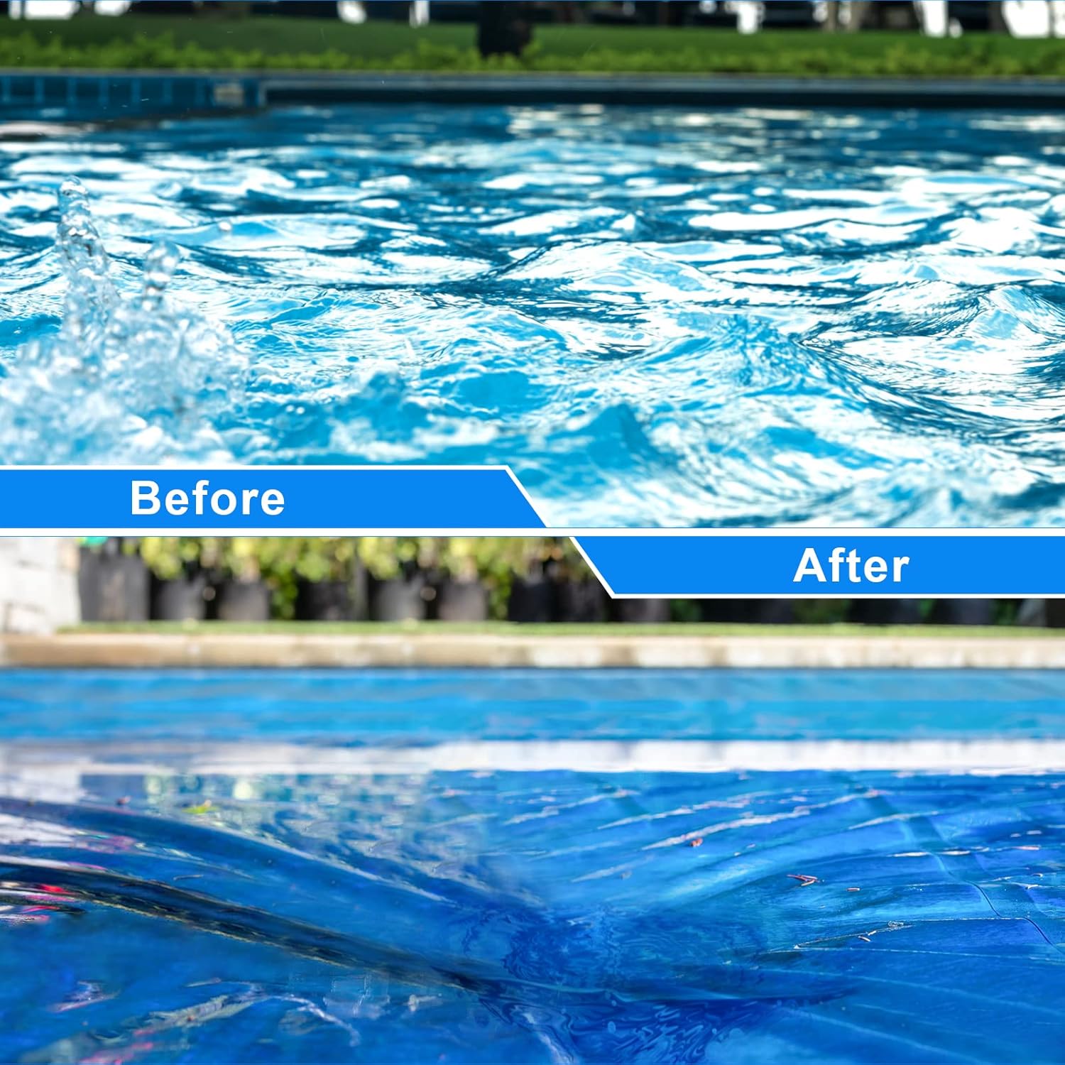 Bomba de cubierta de piscina sobre el suelo, bomba de sumidero sumergible de 850 GPH, bomba de agua para drenaje de piscina, con manguera de drenaje