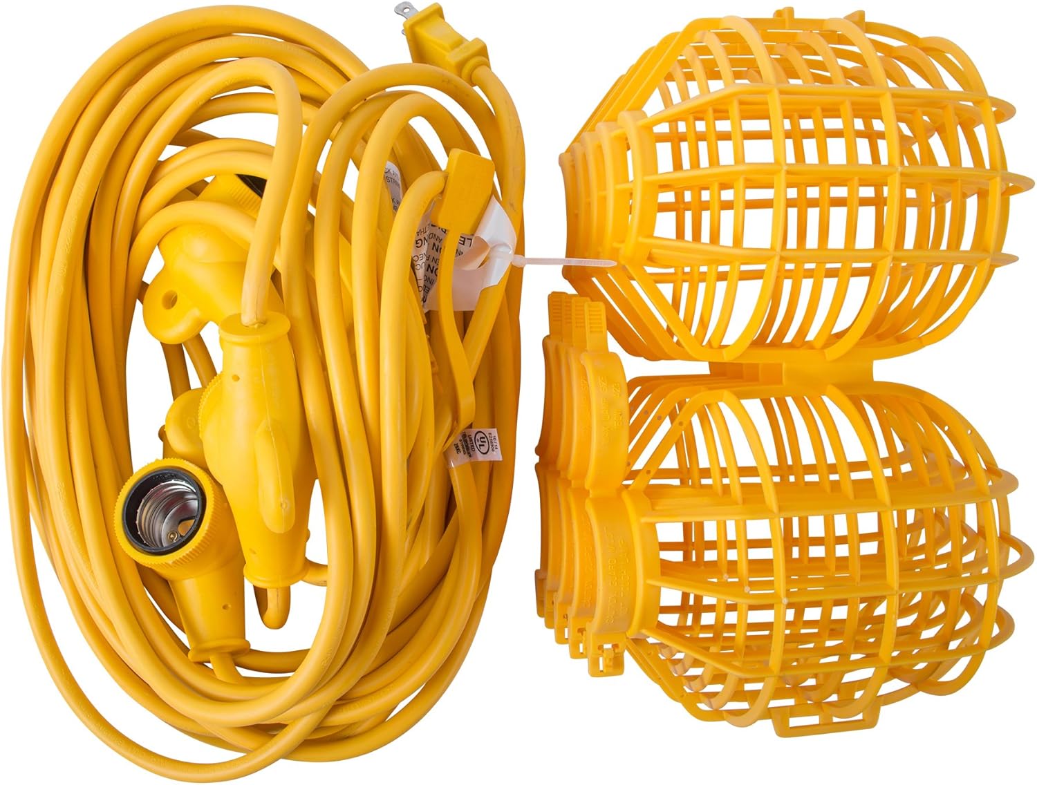 Inc GL100142MPC – Cadena de luces temporales de 10 luces, 100 pies, 14 AWG, color amarillo