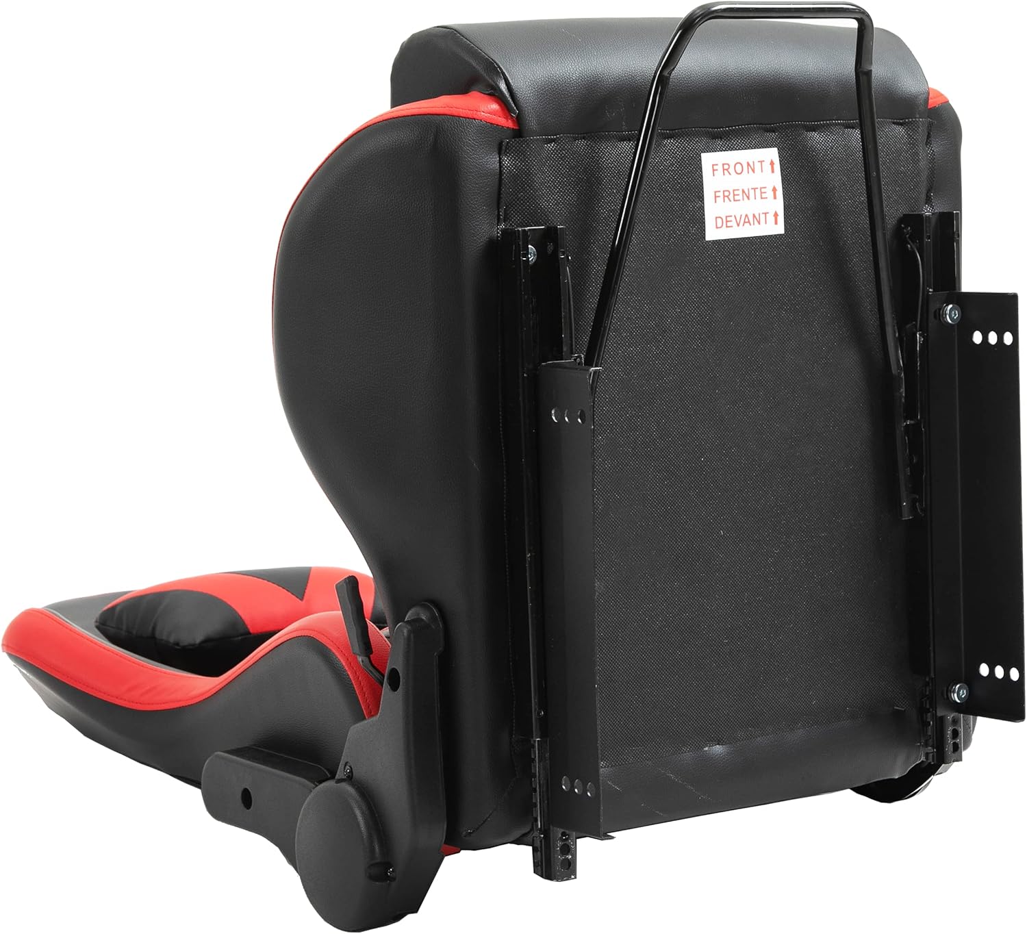 Minneer Carga de asiento de carreras de doble bloqueo, 400 libras, ángulo ajustable, cómoda, transpirable, ergonómica, silla de juegos de vuelo,
