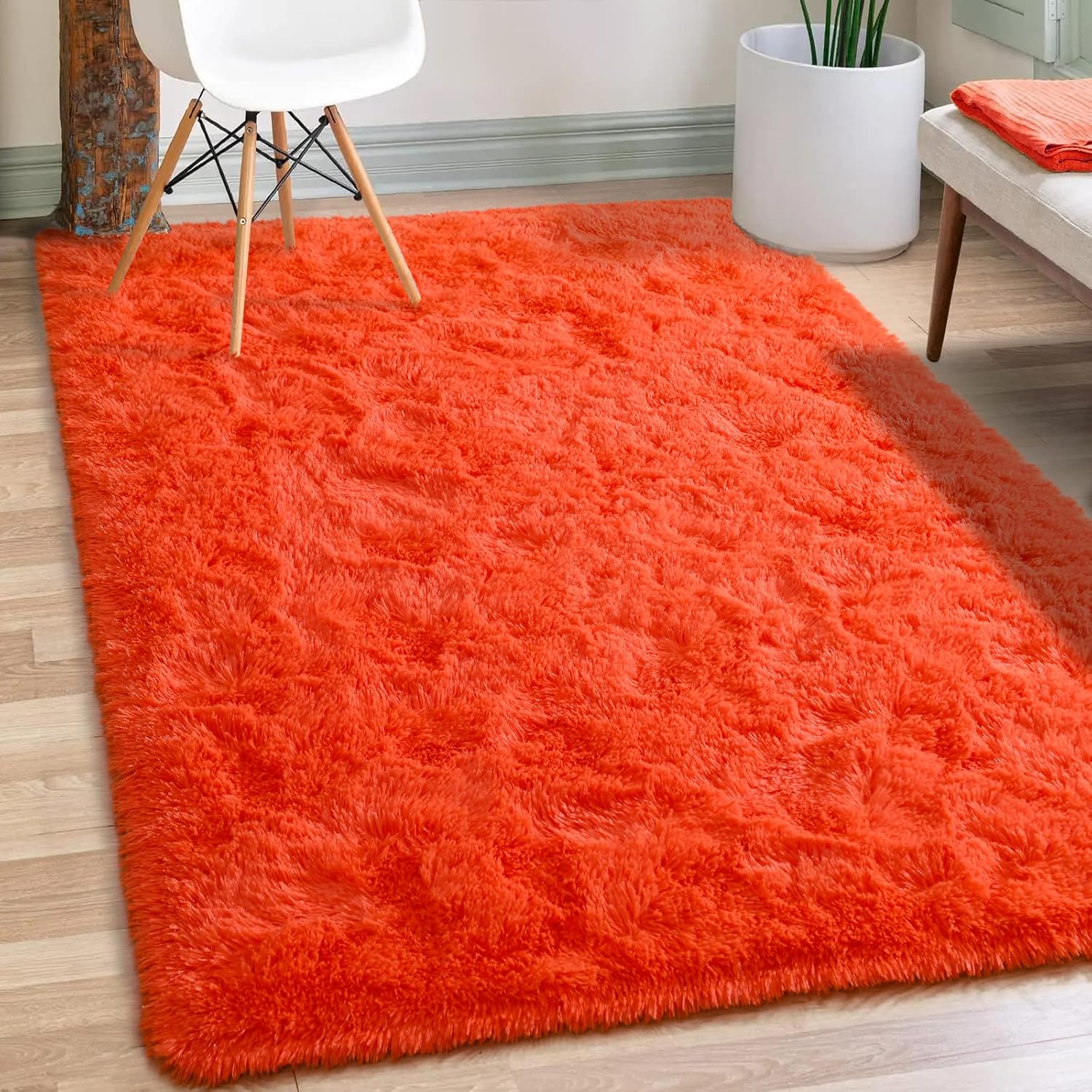 Merelax – Tapete moderno afelpado para habitación, sala, habitación de niños y guardería, tapete decorativo suave, cómodo y antideslizante para