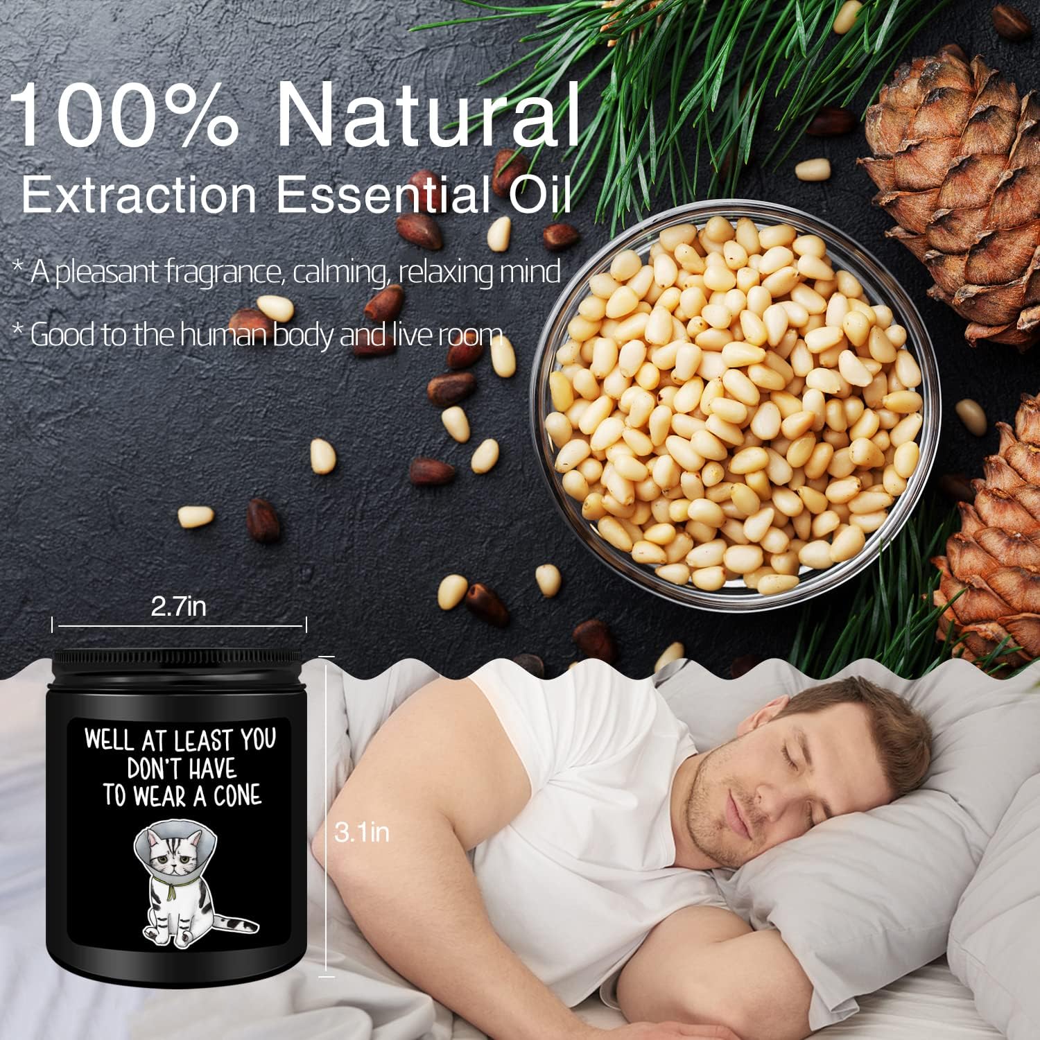 Homsolver Regalos para hombres, regalos para después de la cirugía, regalo de condolencia por cáncer para él, regalos inspiradores para amigos,