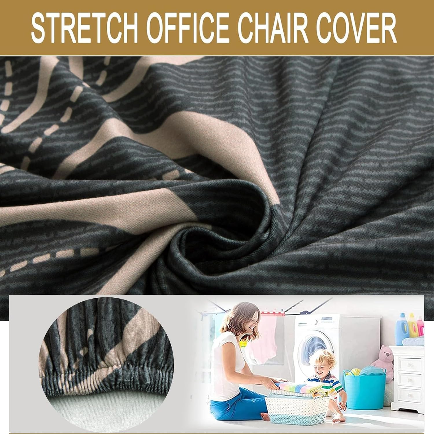 HAOYONG Funda para silla de acento sin brazos, funda elástica para silla, fundas para silla de pantuflas, fundas protectoras de muebles para sala de